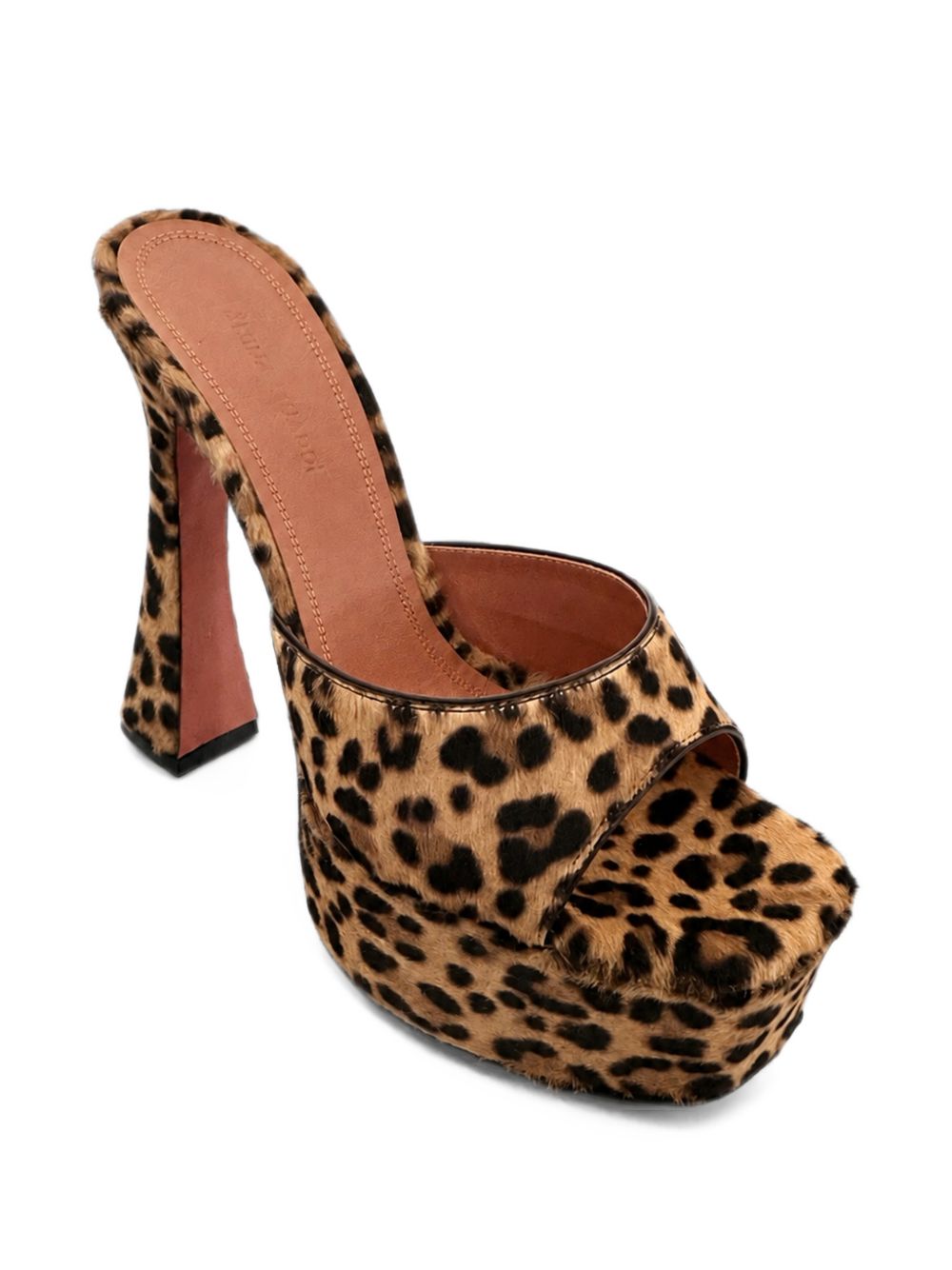 Sandali Dalida Slipper 140 Amina Muaddi DALIDASLIPPER140 LEOPARD PONY Amina Muaddi 
