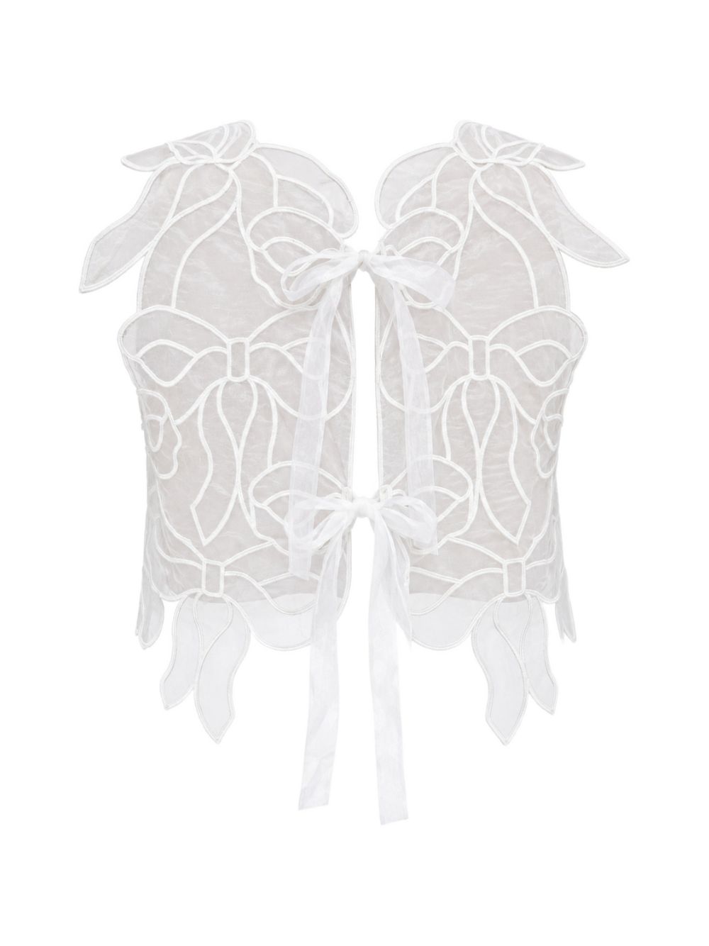 Top AYA CECILE BAHNSEN 26RTW11001 WHITE CECILIE BAHNSEN 