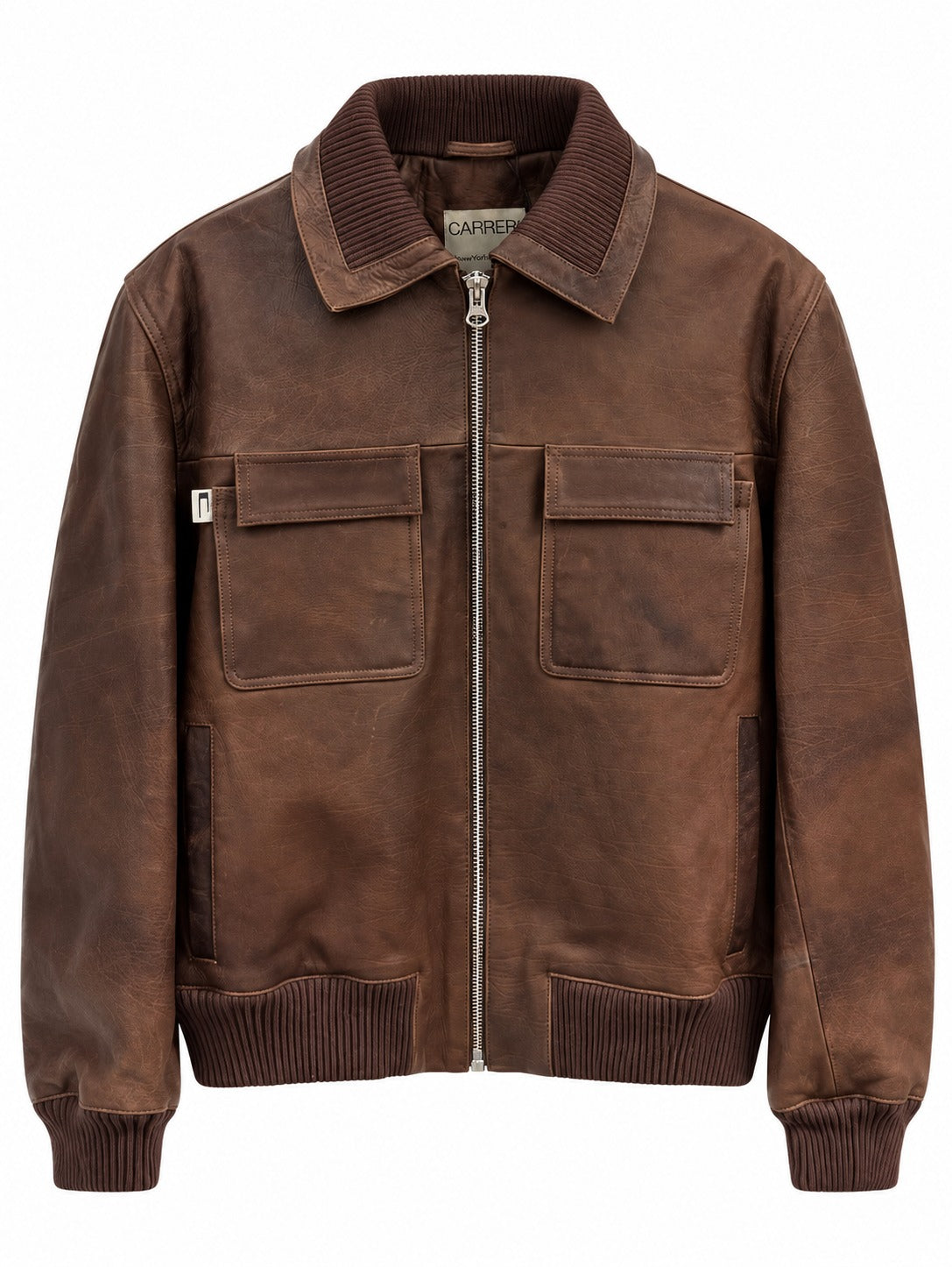 Giubbino Carrer BROOKLEATHERJACKET LIGHT BROWN Carrer 