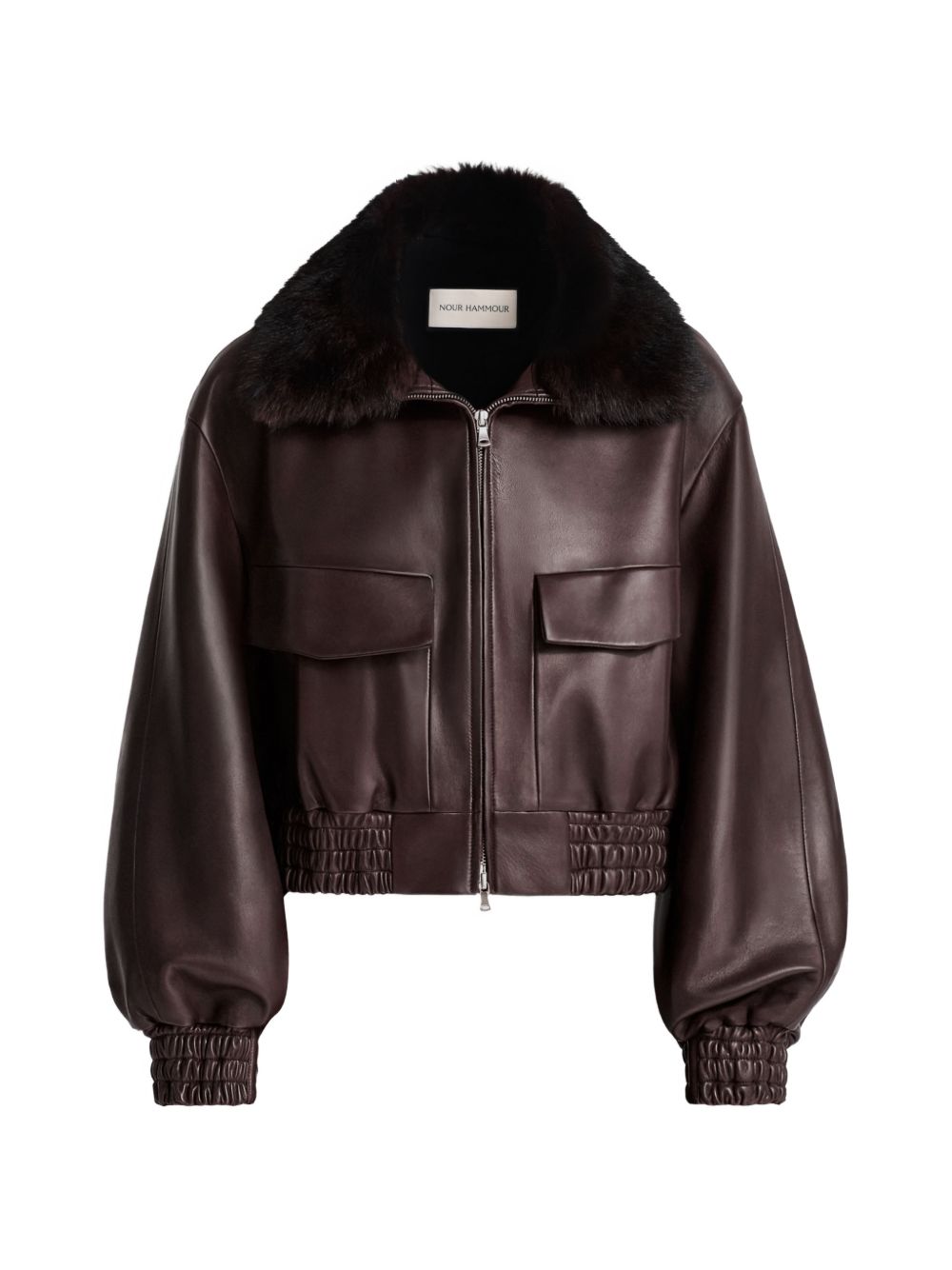Giubbino Nour Hammour F26JK65 BROWN Nour Hammour 