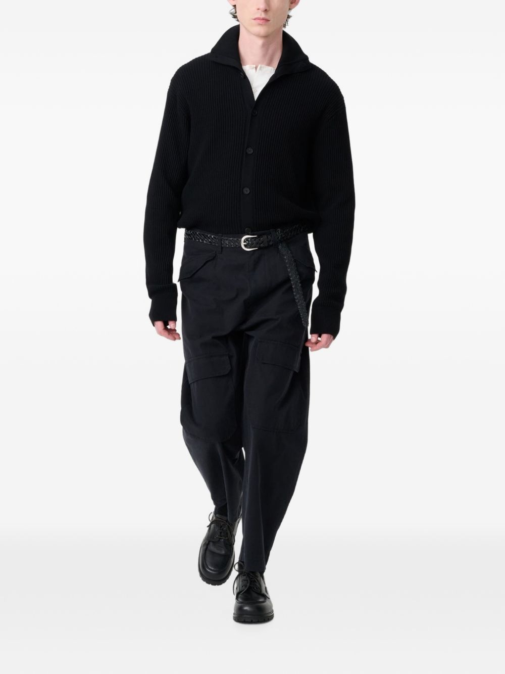 Cardigan ORAN STUDIO NICHOLSON ORANSNM1589ROW BLACK STUDIO NICHOLSON 