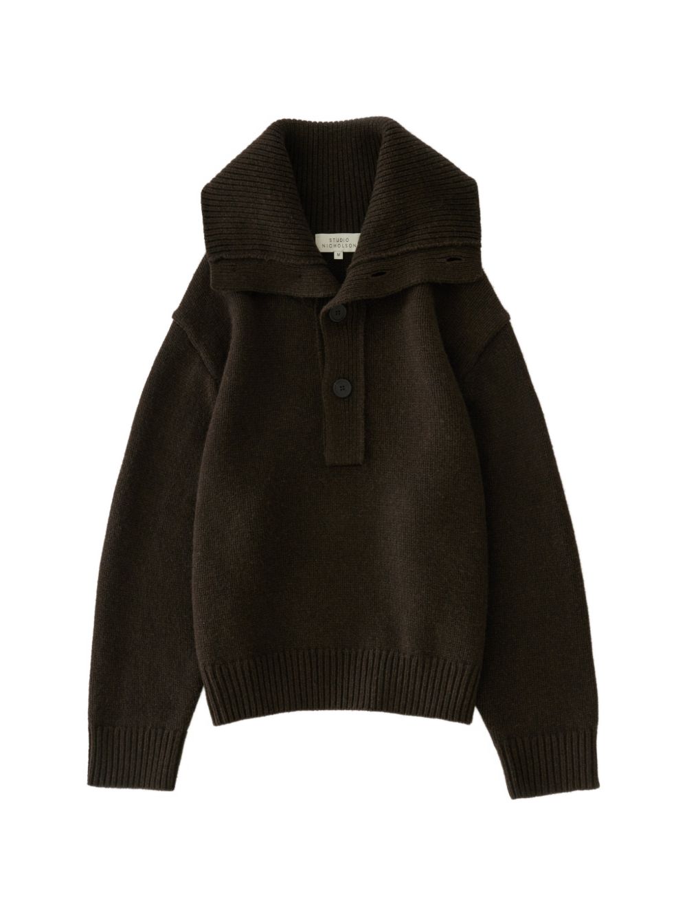 Maglia Orena STUDIO NICHOLSON ORENASNM1594ROW ESPRESSO BROWN STUDIO NICHOLSON 