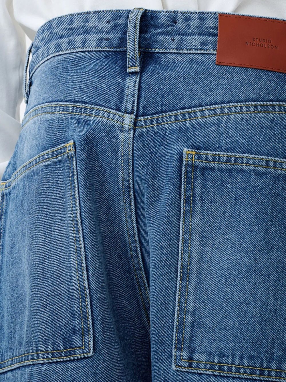 Jeans Paolo STUDIO NICHOLSON PAOLOSNM1023 WORN WASH INDIGO STUDIO NICHOLSON 