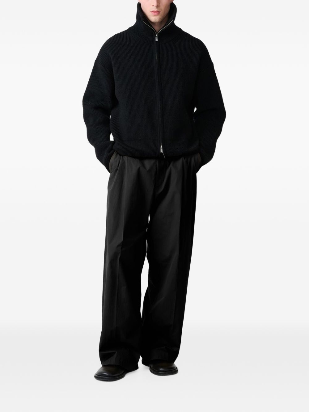 Pantaloni SHIRES STUDIO NICHOLSON SHIRESNM1558 BLACK STUDIO NICHOLSON 