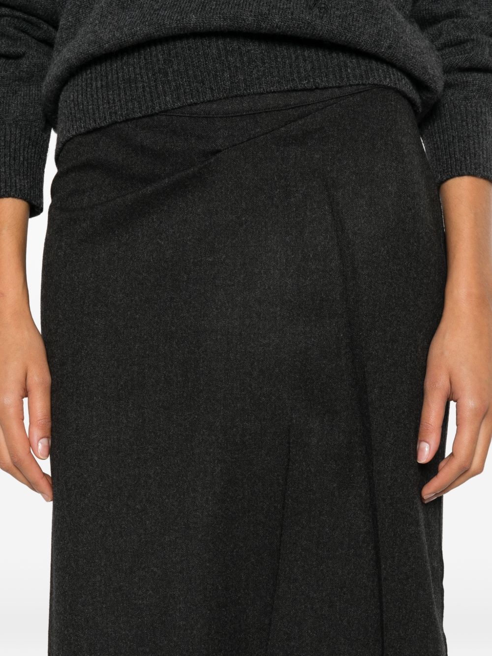 Gonna Victoria Beckham 1326WSK007362D DARK GREY MELANGE Victoria Beckham 