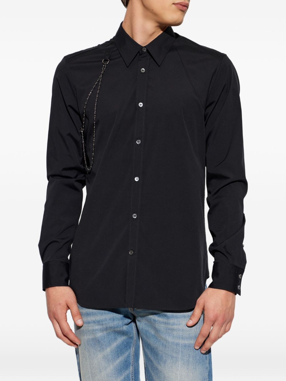 Camicia Harness Alexander McQueen 873332QNAAB 1000 Alexander McQueen 