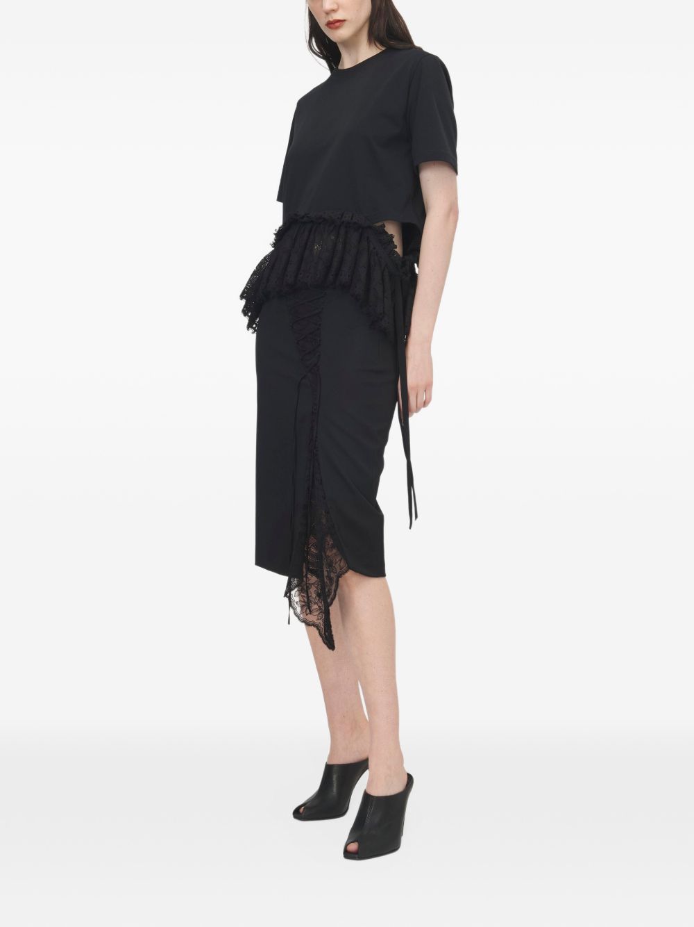 Gonna Midi Alexander McQueen A00047QJAAC 1000 Alexander McQueen 
