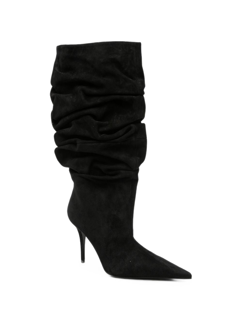 Stivali Anok Bootie 90 Amina Muaddi ANOKBOOTIE90 BLACK SUEDE Amina Muaddi 