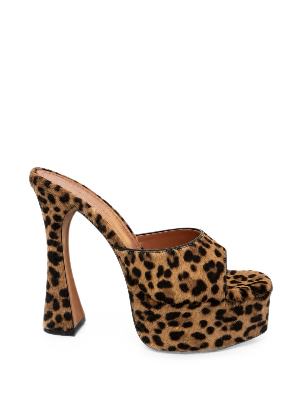 Sandali Dalida Slipper 140 Amina Muaddi DALIDASLIPPER140 LEOPARD PONY Amina Muaddi 