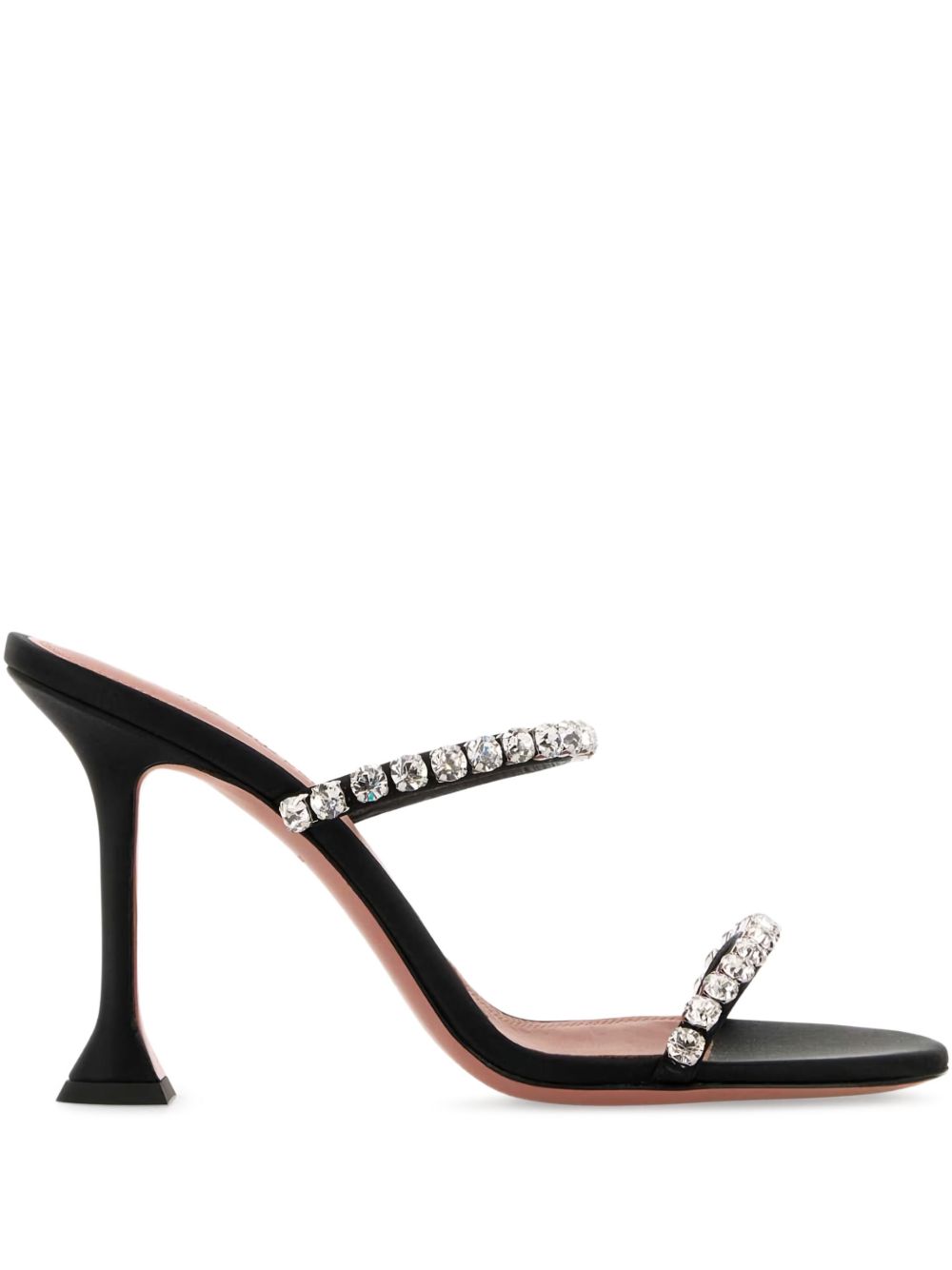 Sandali Gigi Slipper 95 Amina Muaddi GIGISLIPPER95 BLACK Amina Muaddi 