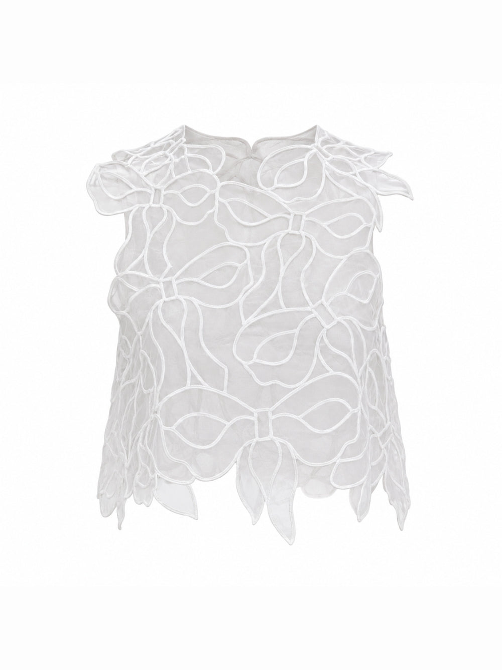 Top AYA CECILE BAHNSEN 26RTW11001 WHITE CECILIE BAHNSEN 