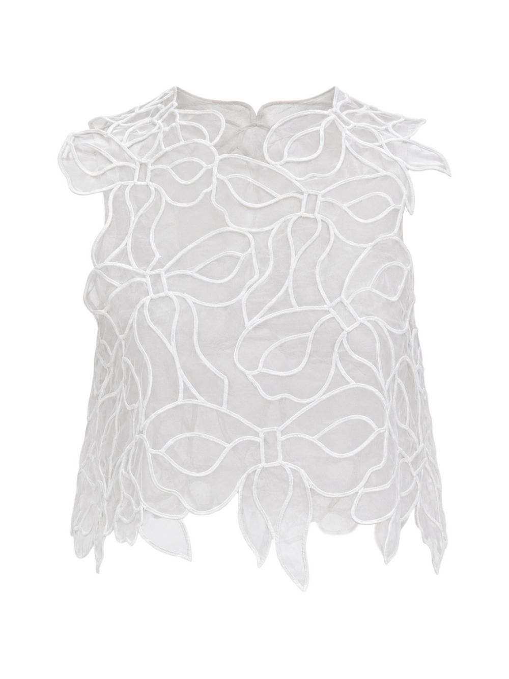 Top AYA CECILE BAHNSEN 26RTW11001 WHITE CECILIE BAHNSEN 