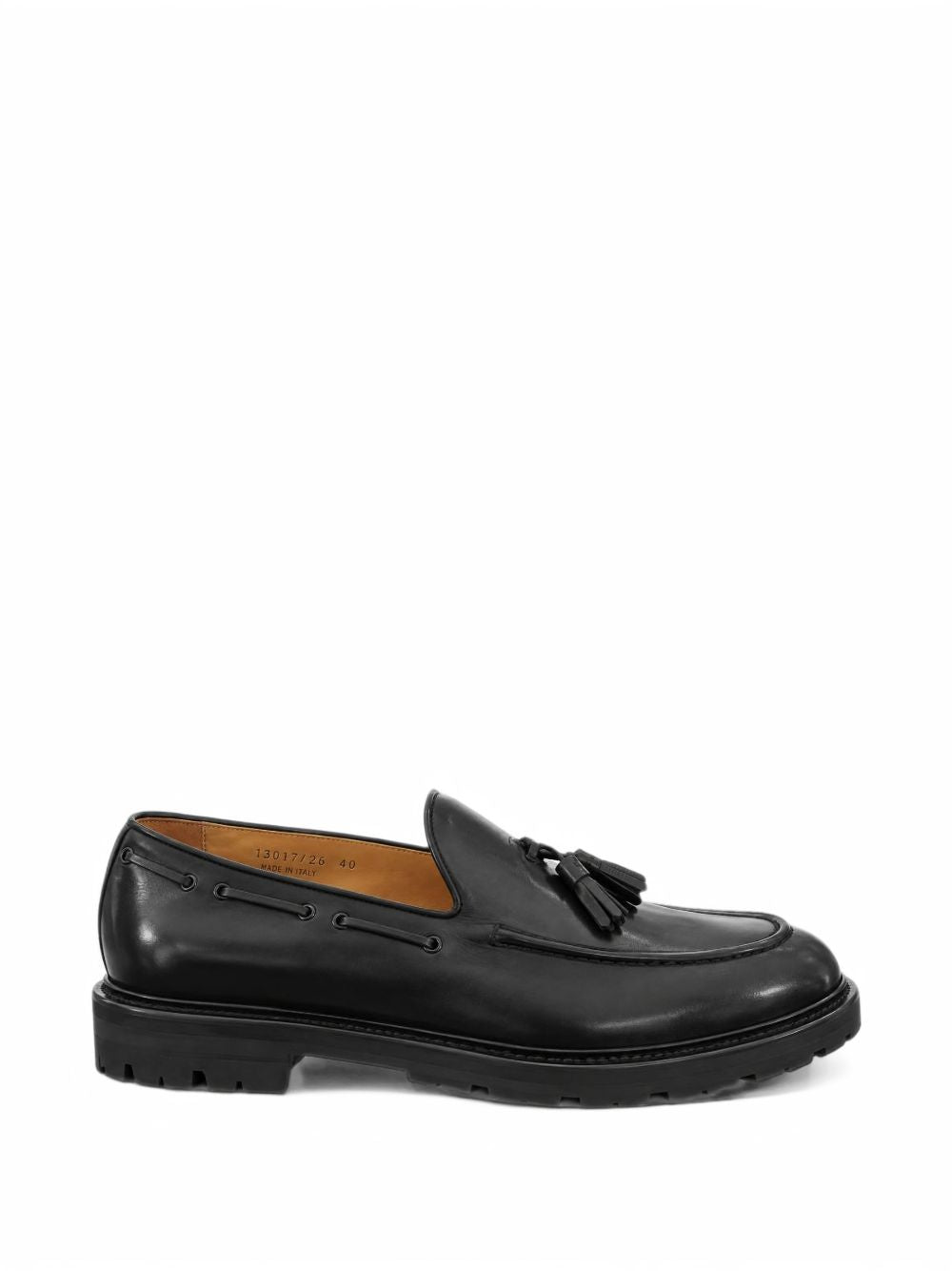 Mocassini modello Beckham Franzese Napoli 13017I26 BLACK CARBON Franzese Collection 