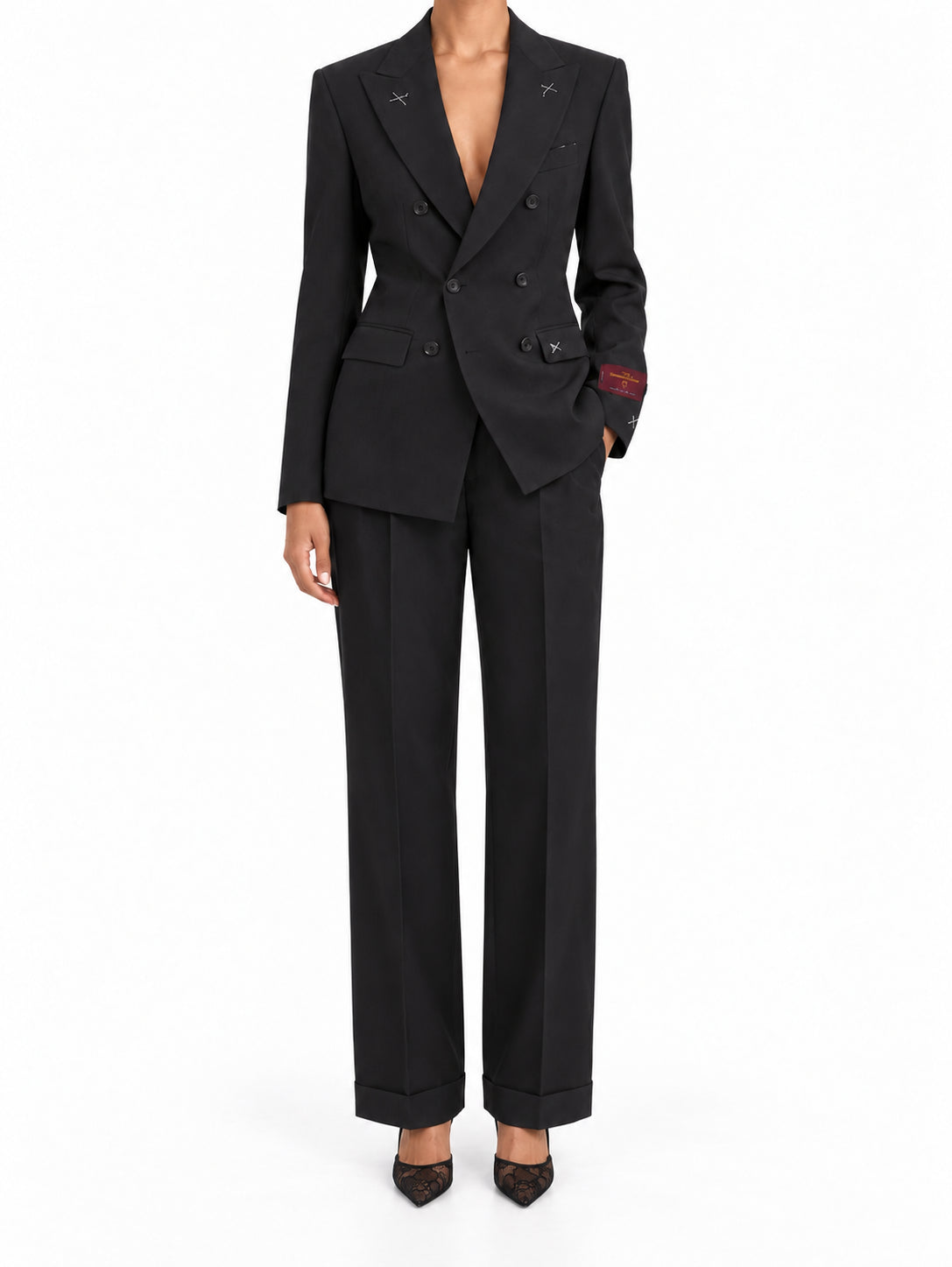 Abito modello Kim Kardashian Franzese Napoli FRABZS BLACK Franzese Collection 