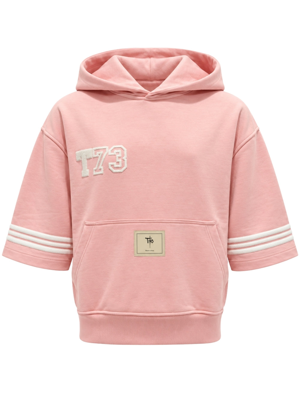 Felpa T73 X Franzese Napoli T73HCR PINK T73 x franzese napoli 