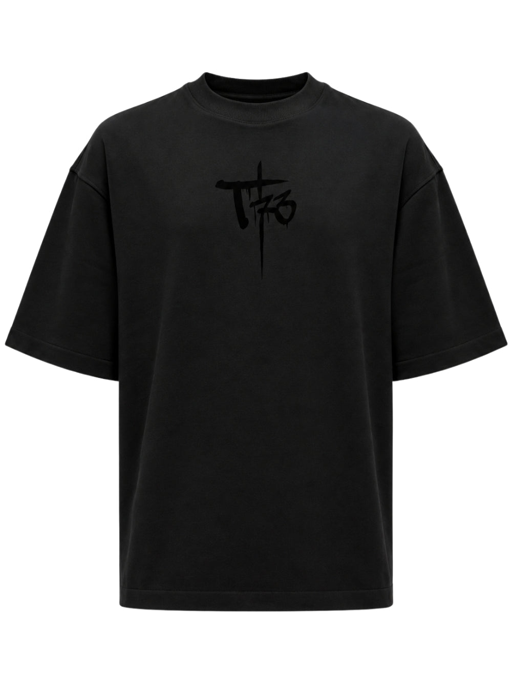 T-shirt T73 X Franzese Napoli T73TFLB BLACK T73 x franzese napoli 