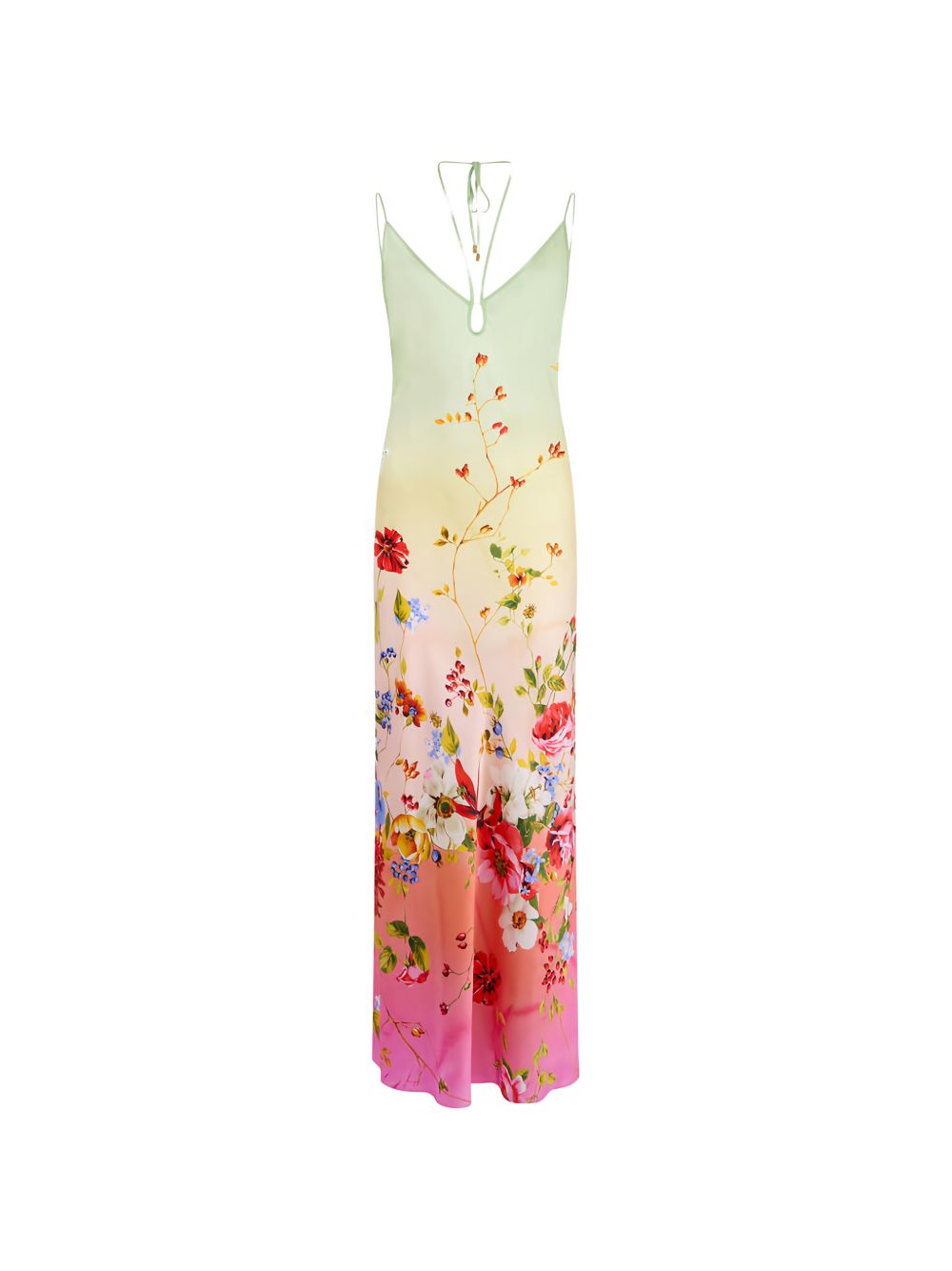 Abito Roberto Cavalli WQT132TYR32 D0509GREENFUCHSIA Roberto Cavalli 