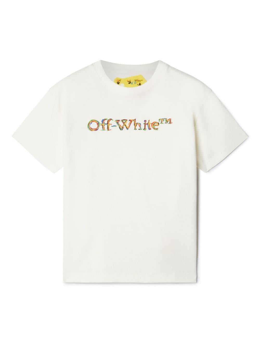 T-shirt Off-White Kids OBAA002S24JER005 0184 Off-White Kids 