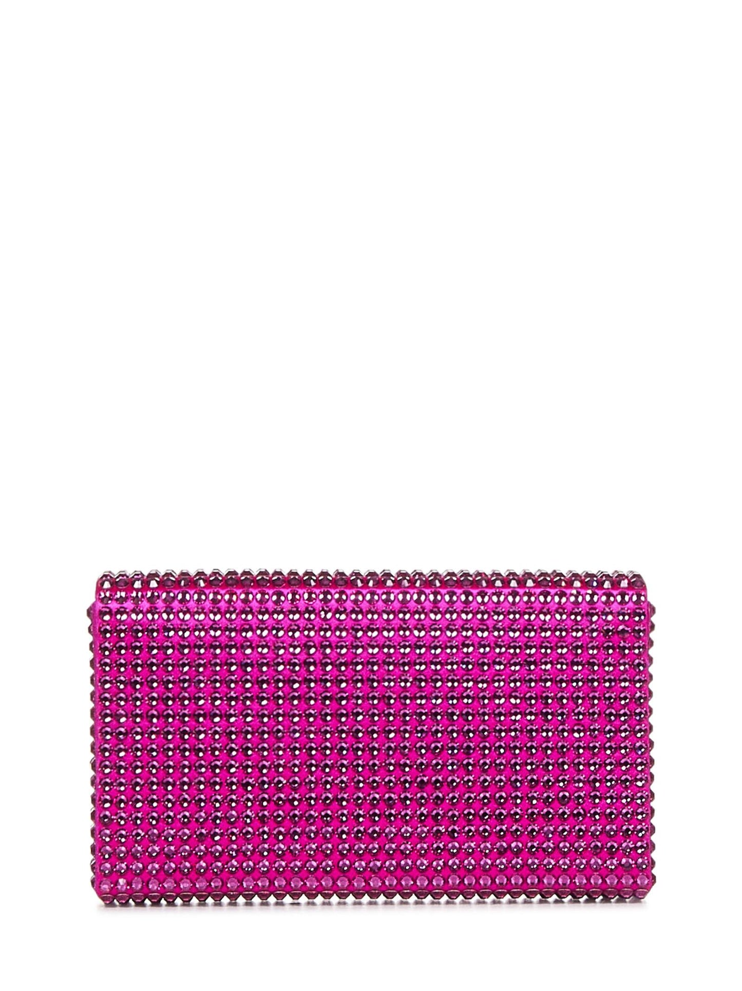 Clutch SUPERAMINI PALOMA Amina Muaddi<BR/> SUPERAMINIPALOMA FUXIA Amina Muaddi 
