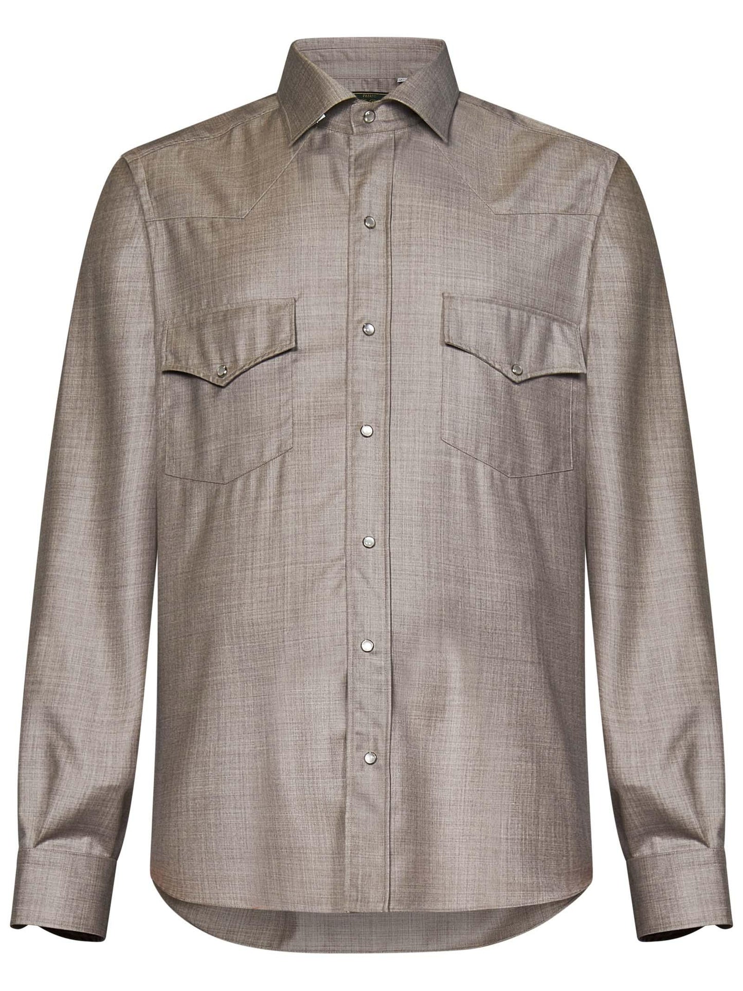 Camicia modello Gianni Agnelli Franzese Napoli 321850 BEIGE Franzese Collection Pronta Sartoria 