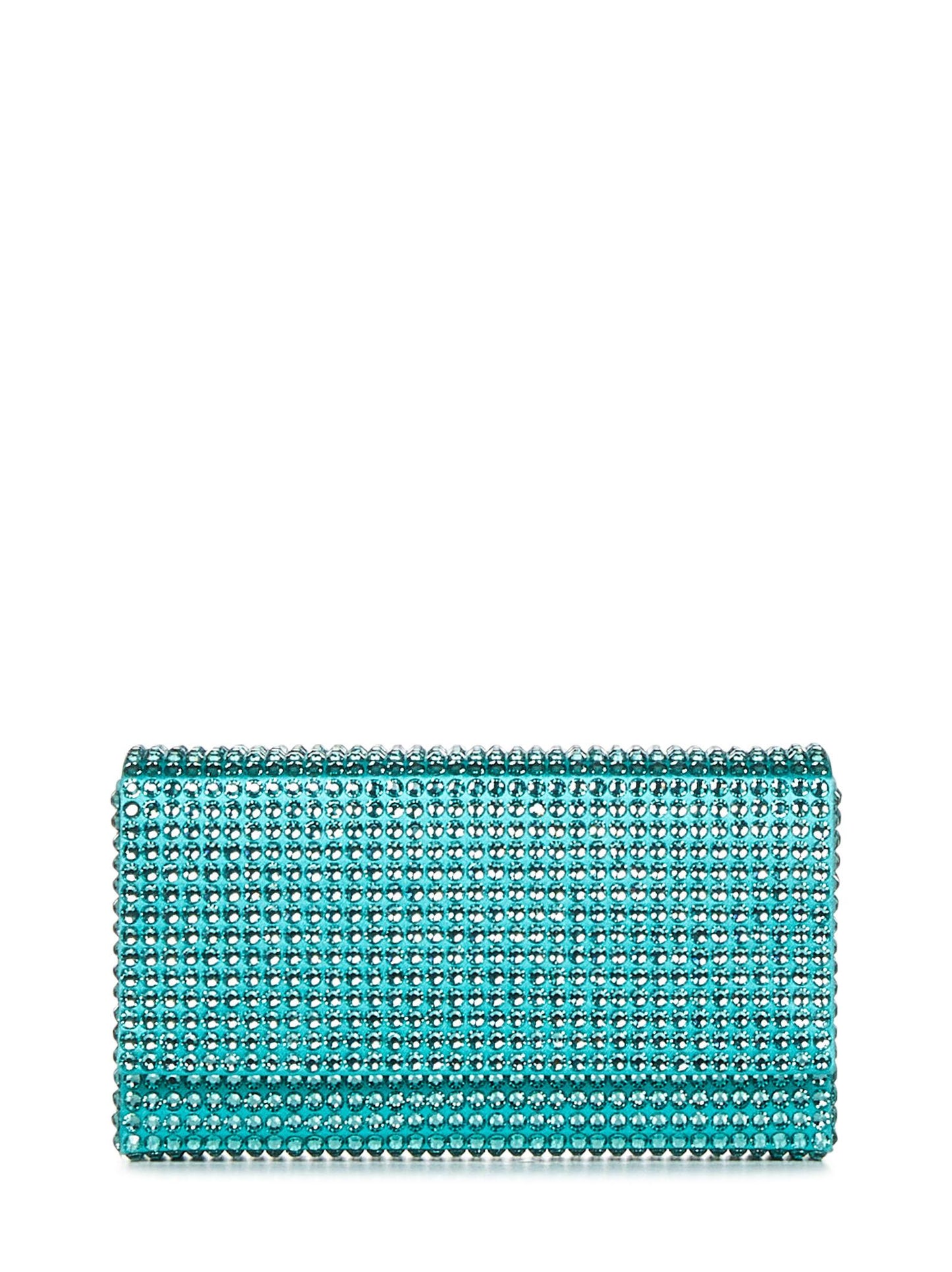 Clutch SUPERAMINI PALOMA Amina Muaddi<BR/> SUPERAMINIPALOMA CARIBBEAN Amina Muaddi 