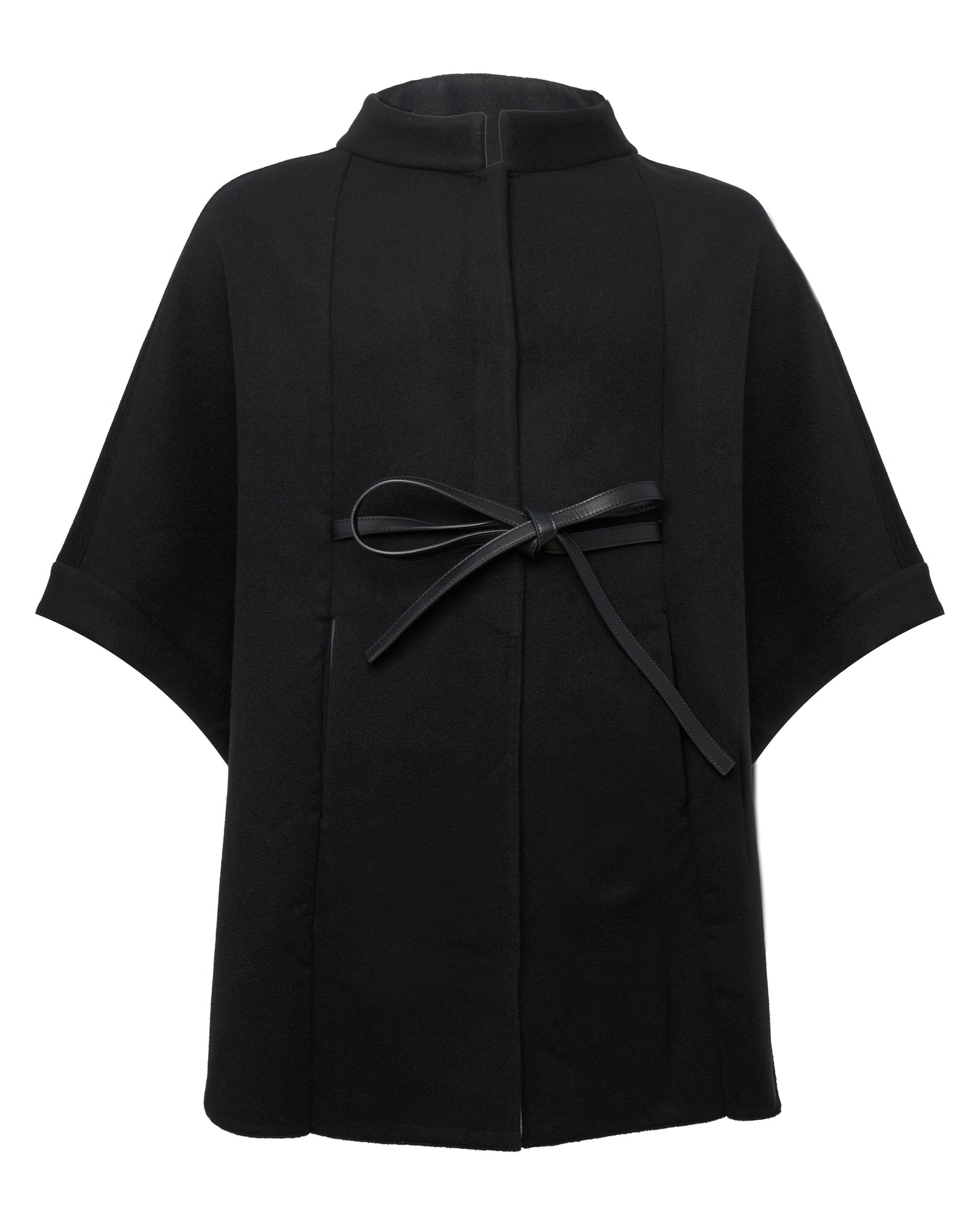 Mantella modello Kim Kardashian Franzese Napoli AJK16D980 NERO Franzese Collection Pronta Sartoria 