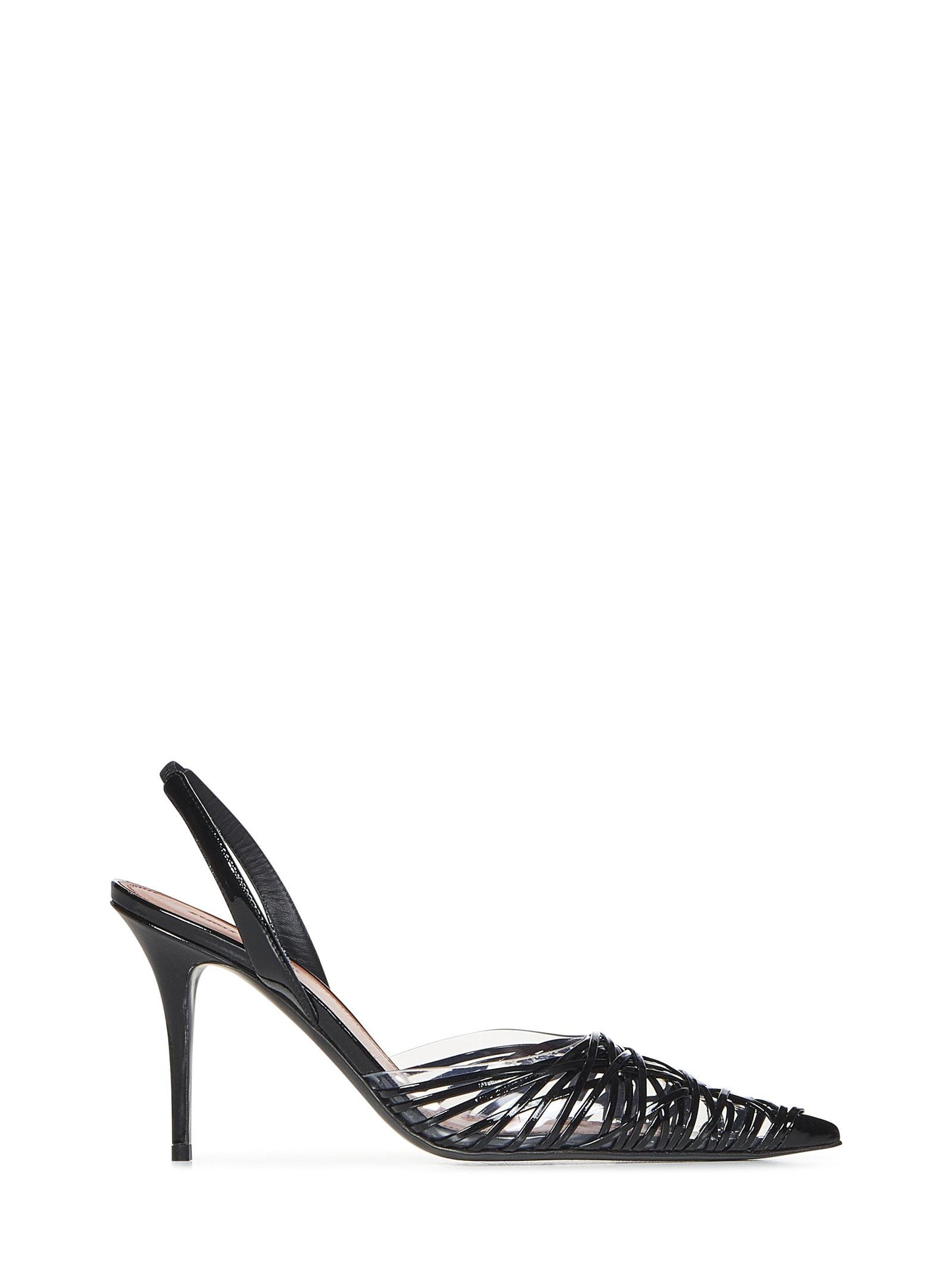 Décolleté LORI SLING 90 Amina Muaddi LORISLING90 BLACK Amina Muaddi 