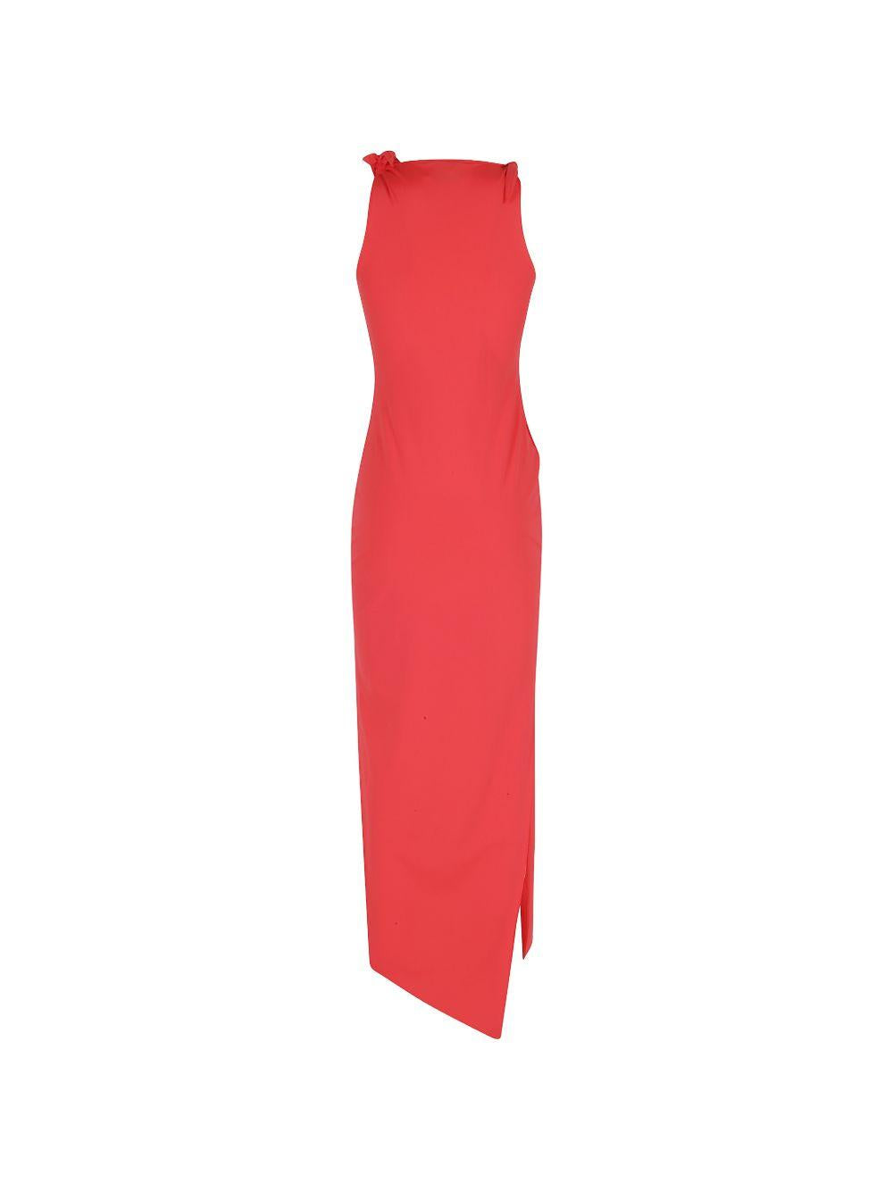Abito Lungo Flower Coperni COPR44F5021 RED Coperni 