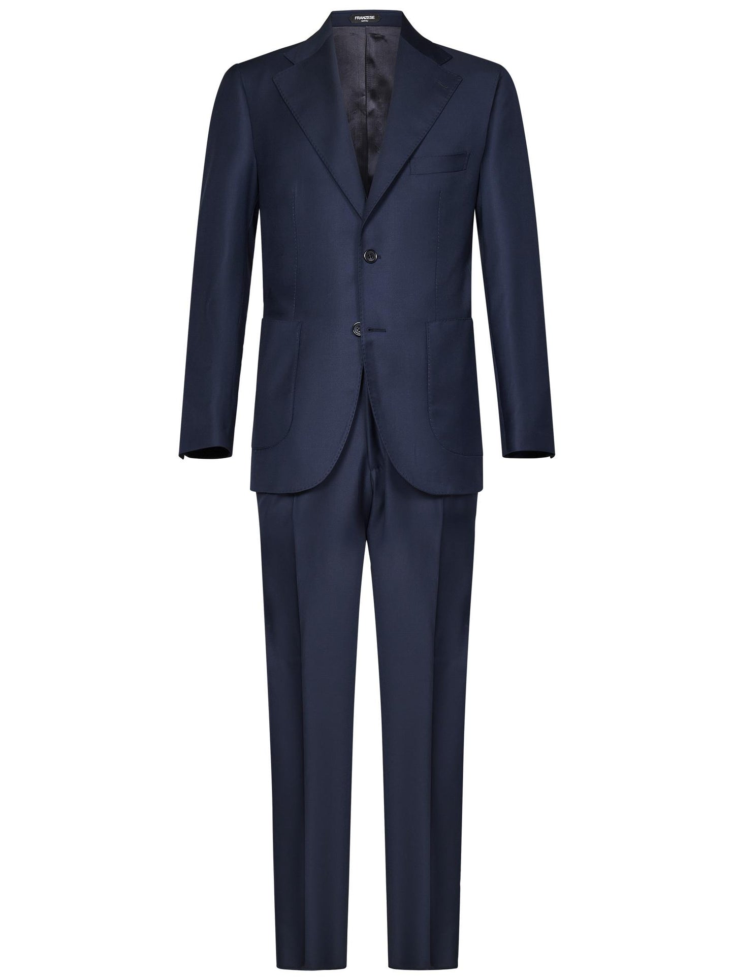 Abito modello Lapo Elkann Franzese Napoli FRB452 BLU Franzese Collection Pronta Sartoria 