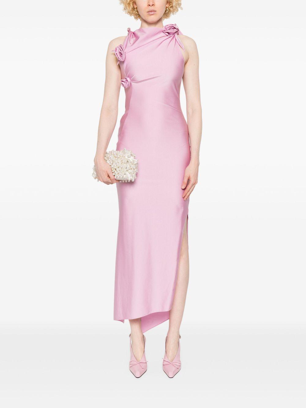 Abito Lungo Flower Coperni COPR44F5001 PNK Coperni 