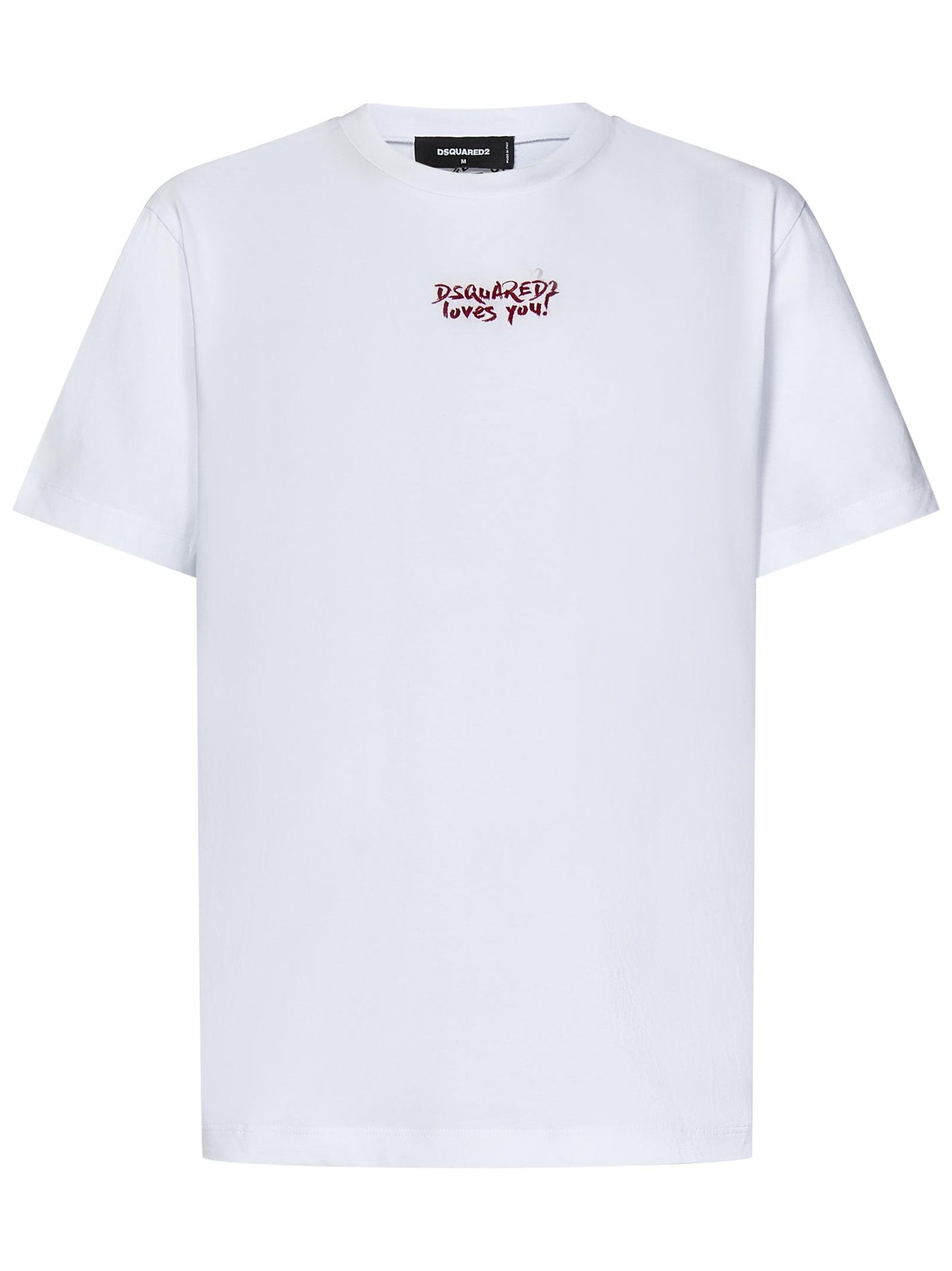 T-shirt Dsquared2 Loves You Regular Fit Dsquared2 S74GD1362D20020 100 Dsquared2 