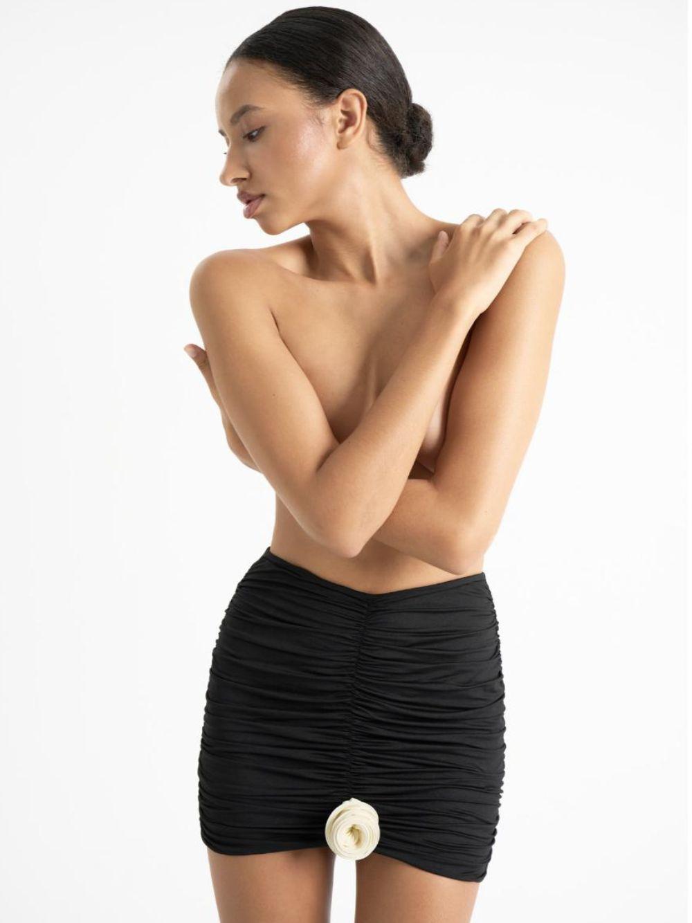 Gonna Mini Lillibet La Reveche LR23SK BLACK/IVORY La Reveche 