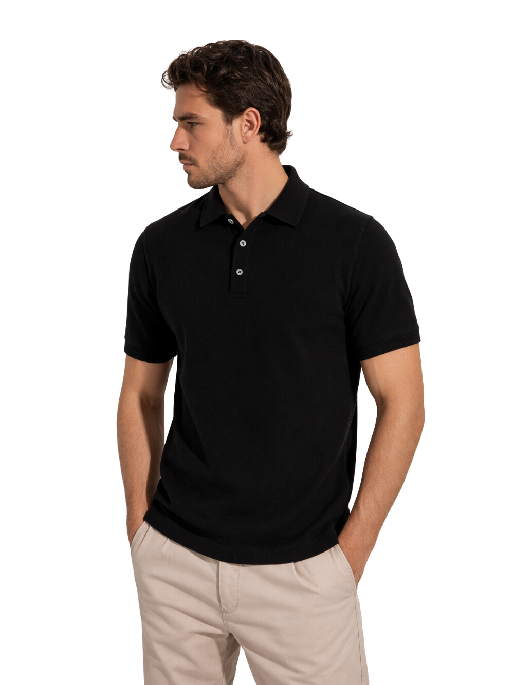 Maglia modello Gossip Franzese Napoli MA8353 NERO Franzese Collection 