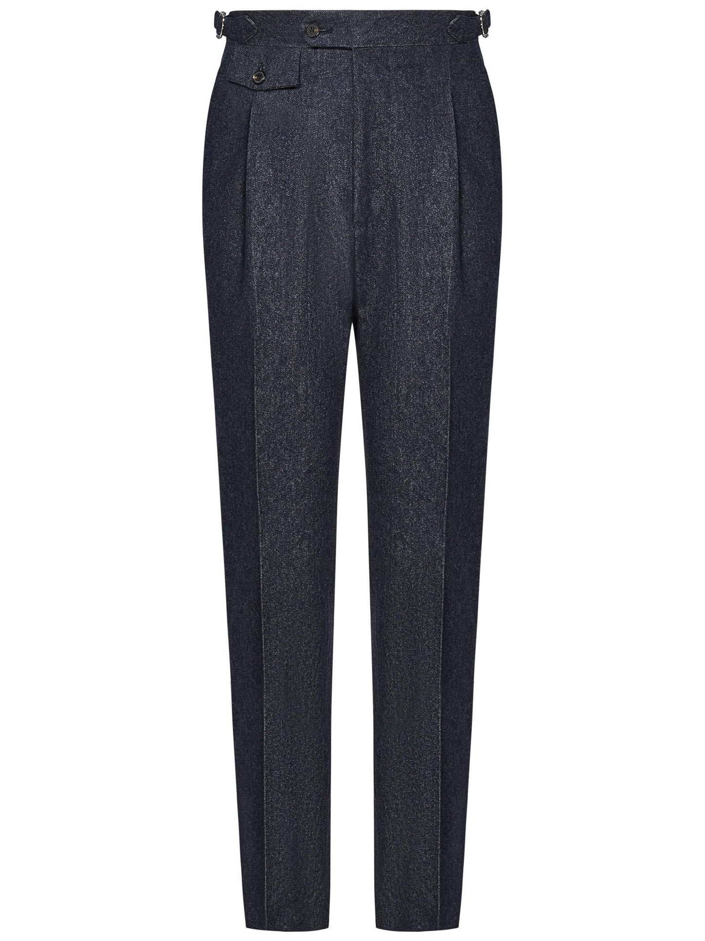 Pantaloni modello Stefano De Martino Franzese Napoli FMP445 BLUSCURO Franzese Collection Pronta Sartoria 