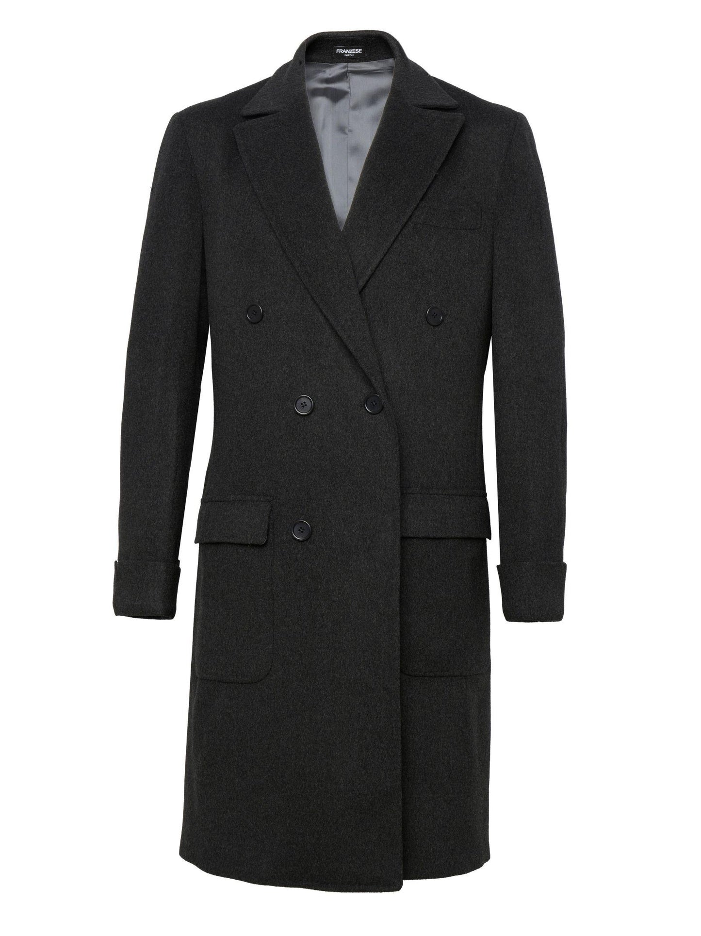 Cappotto modello Stefano De Martino Franzese Napoli 3668114 GRIGIO Franzese Collection Pronta Sartoria 