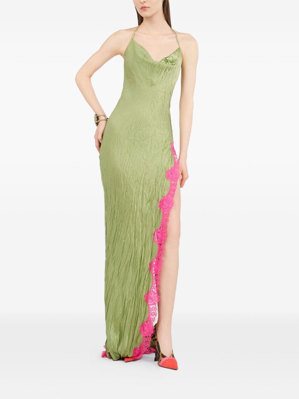 Abito Roberto Cavalli WQT150SE041 04064LIGHTGREEN Roberto Cavalli 