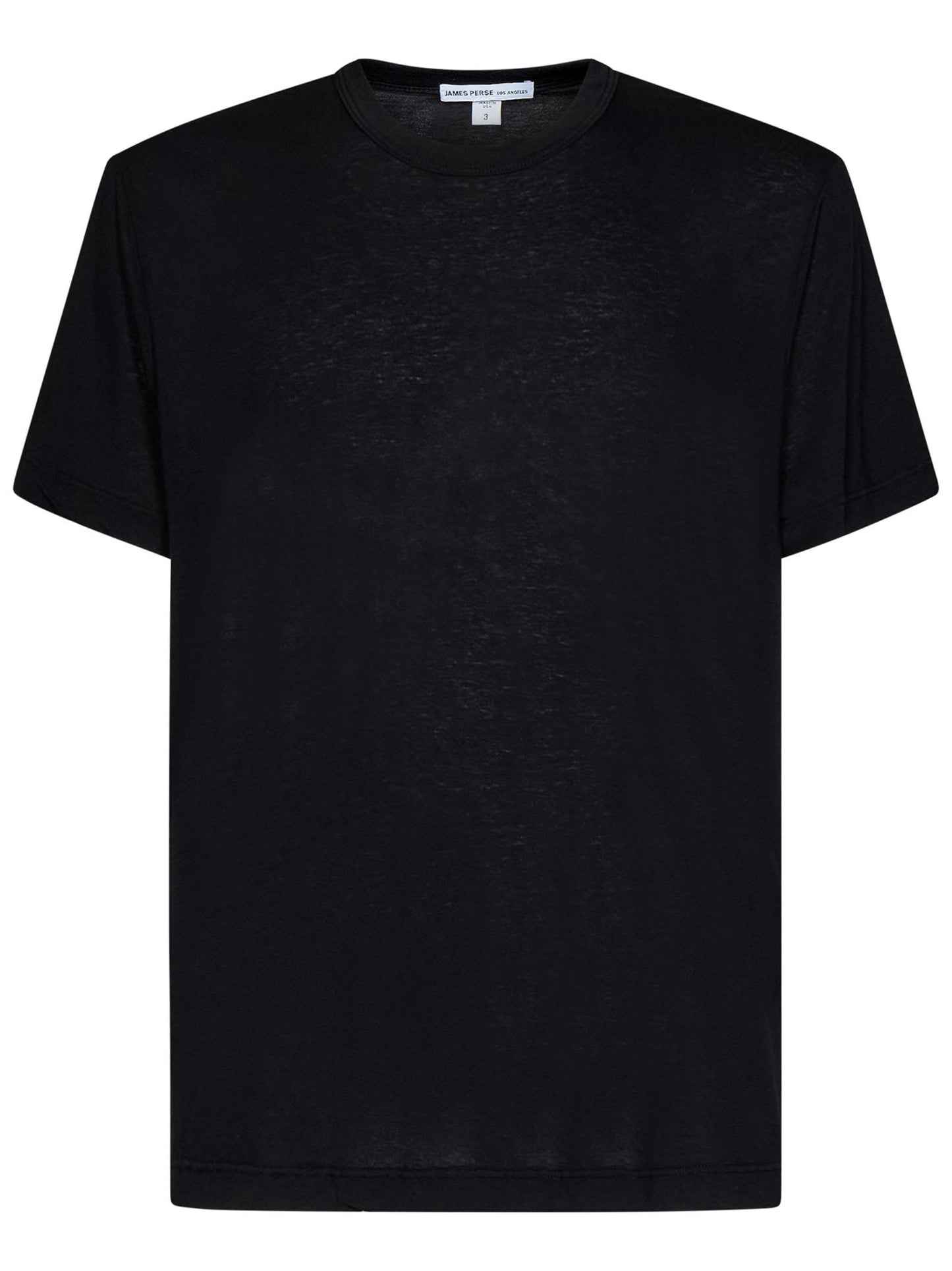 T-shirt Clear Jersey Crew James Perse MKJ3360 BLK James Perse 