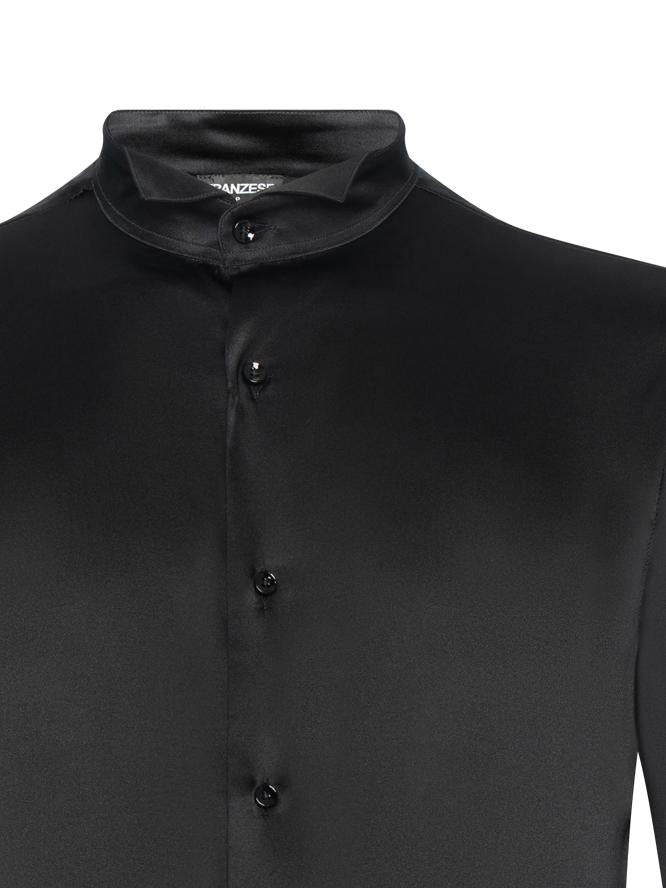 Camicia modello Marlon Brando Franzese Napoli FRACMST NERO Franzese Collection Pronta Sartoria 