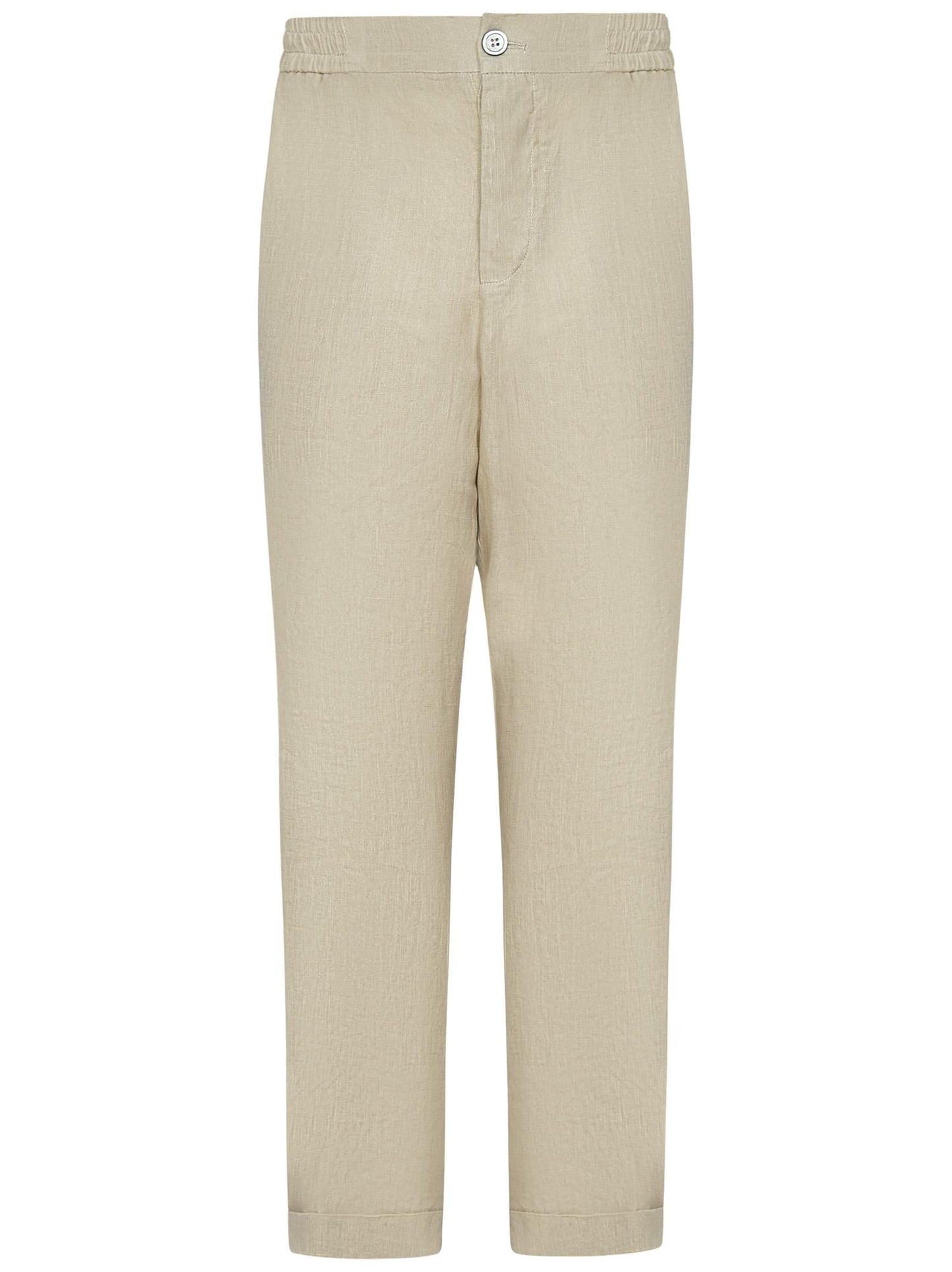 Pantaloni modello Lapo Elkann Franzese Napoli AU1462Q STONE Franzese Collection Pronta Sartoria 