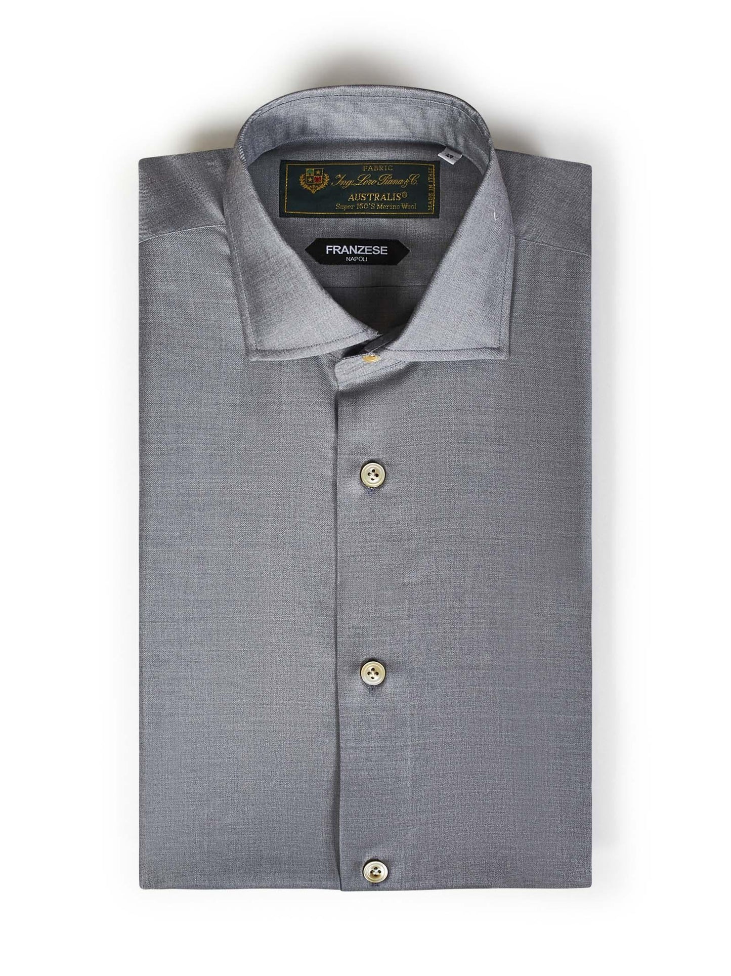Camicia modello Donald Trump Franzese Napoli LIF321850 GRIGIO Franzese Collection Pronta Sartoria 
