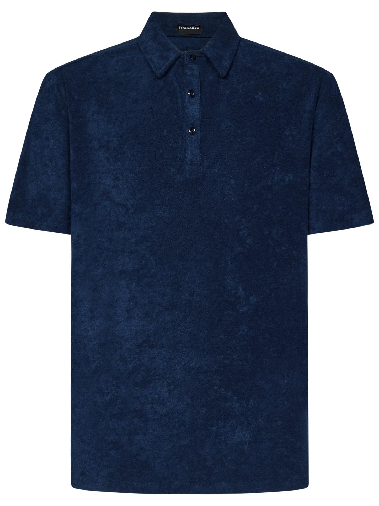 Polo Brad Pitt Franzese Napoli<BR/> FRAPL14 BLU Franzese Collection Pronta Sartoria 