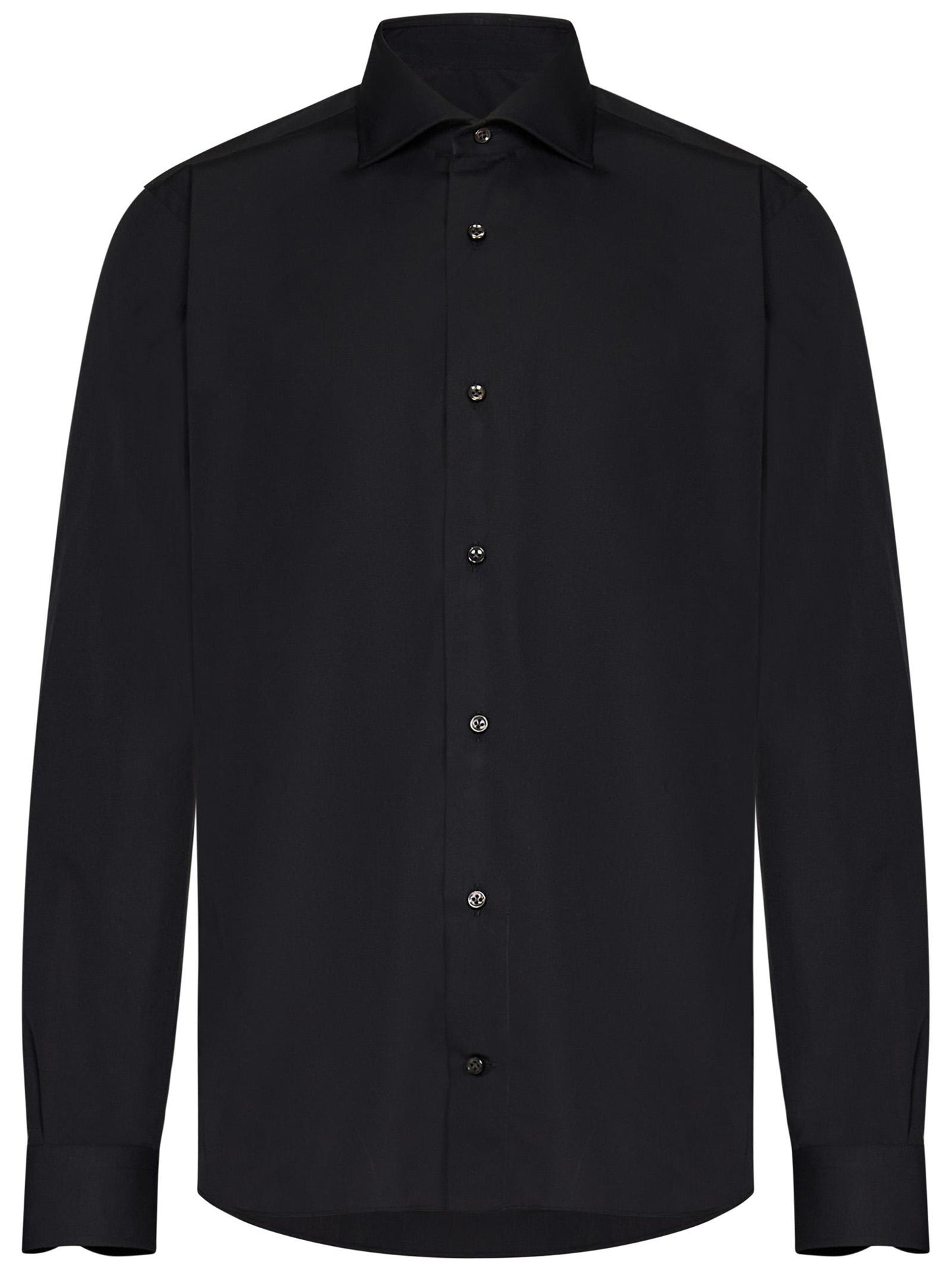 Camicia modello Montezemolo Franzese Napoli A10015 NERO Franzese Collection 