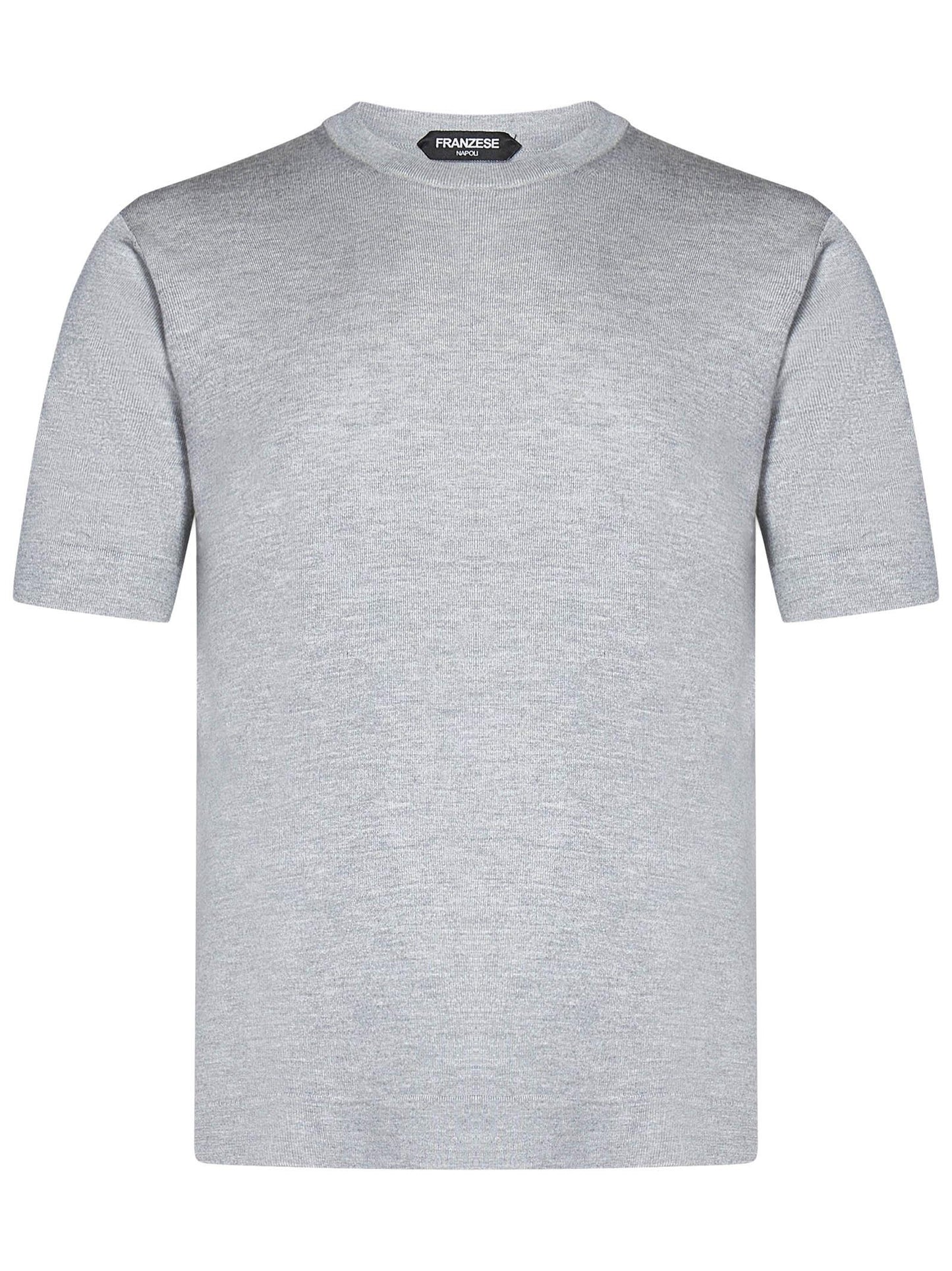 T-shirt modello nuvola Stefano De Martino Franzese Napoli FE6853C GRANITO Franzese Collection Pronta Sartoria 