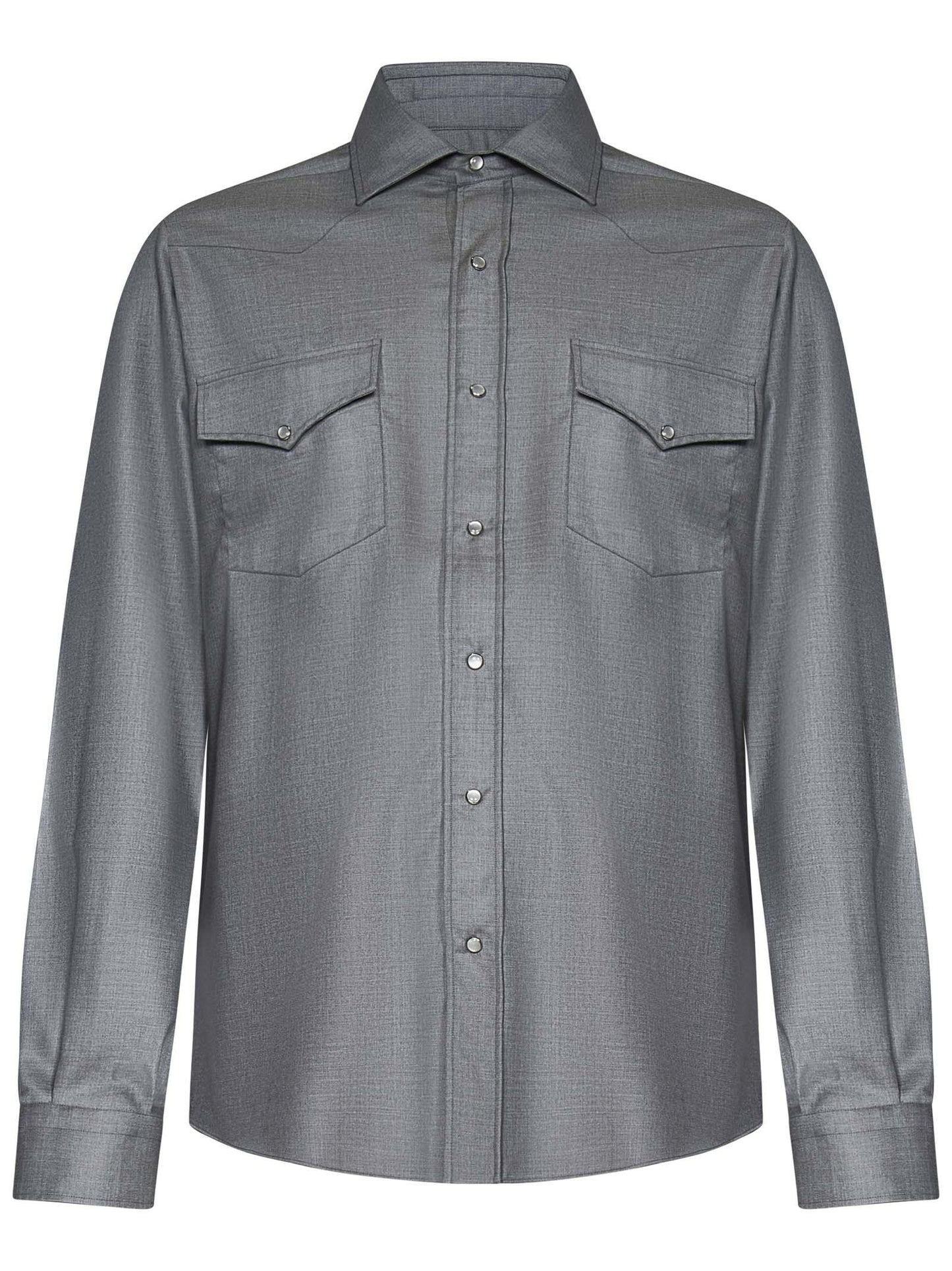 Camicia modello Gianni Agnelli Franzese Napoli 321850 GRIGIO Franzese Collection Pronta Sartoria 
