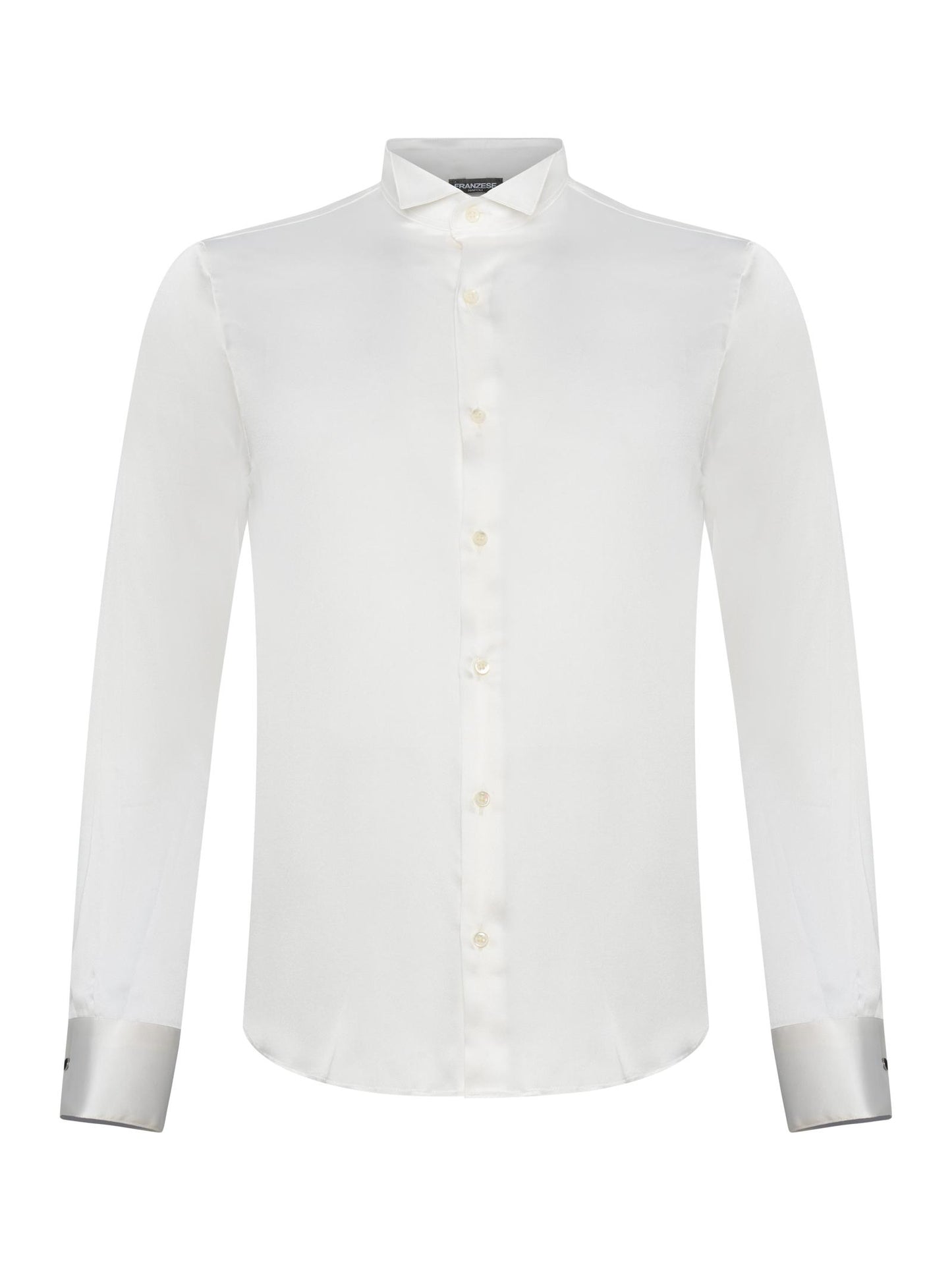 Camicia modello Marlon Brando Franzese Napoli FRACMST BIANCO Franzese Collection Pronta Sartoria 