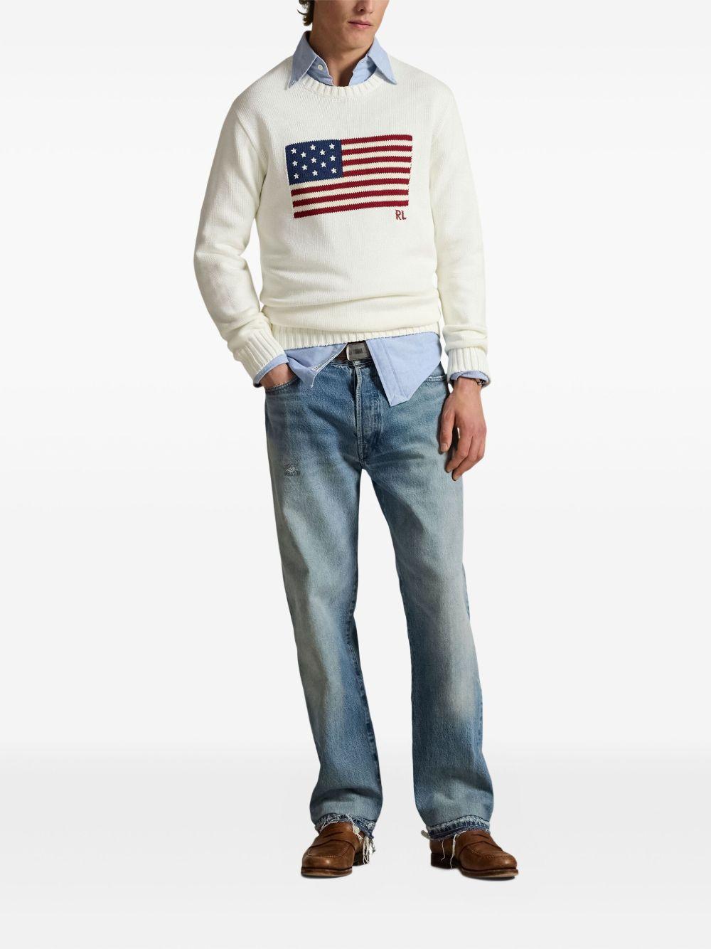 Maglia L'iconica maglia con bandiera Polo Ralph Lauren 710718281 009 Polo Ralph Lauren 