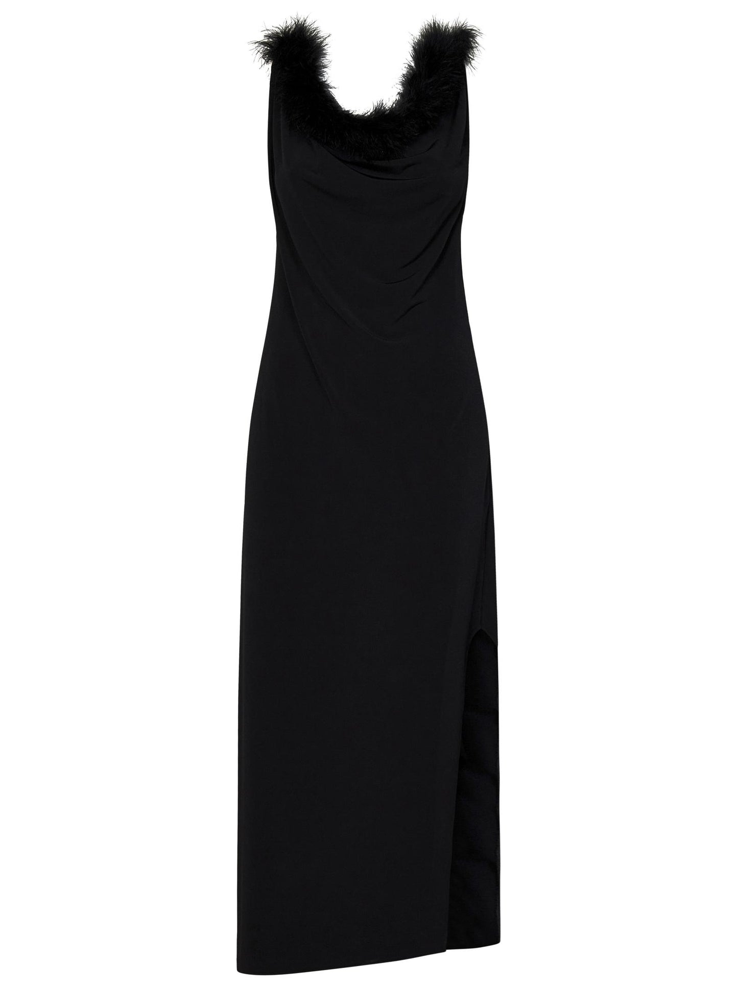 Abito Midi Boa Coperni COPR136F5022 BLK Coperni 