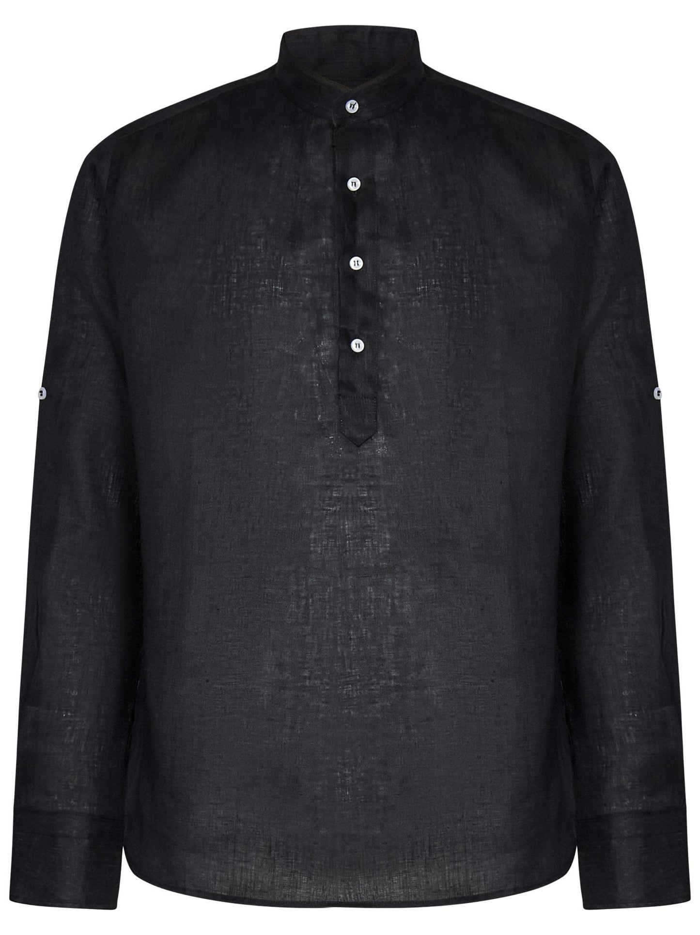 Polo Brad Pitt Franzese Napoli FRAPL03 NERO Franzese Collection Pronta Sartoria 