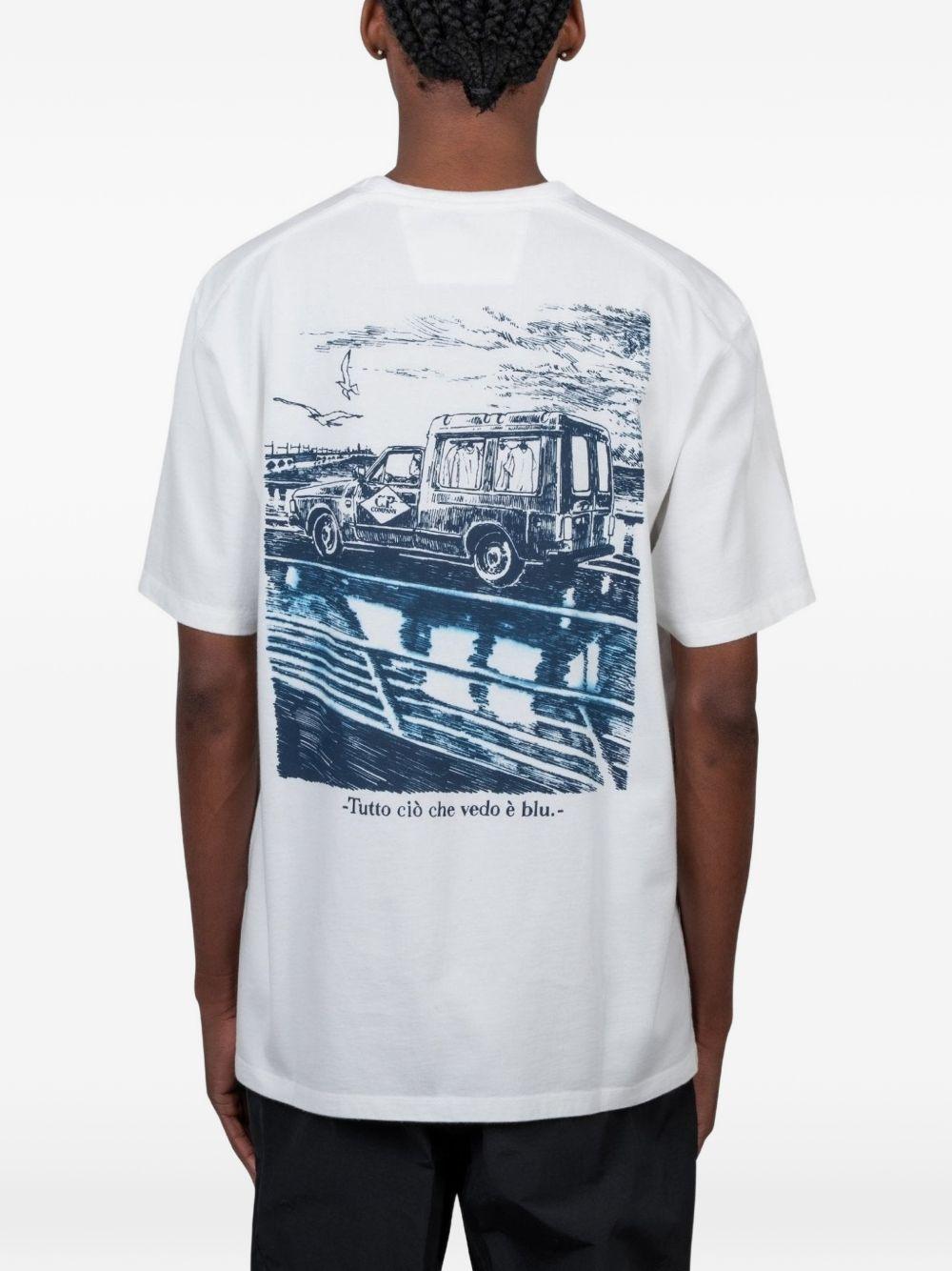 T-shirt C.P. Company 20CMTS267A110656W 103 C.P. Company 