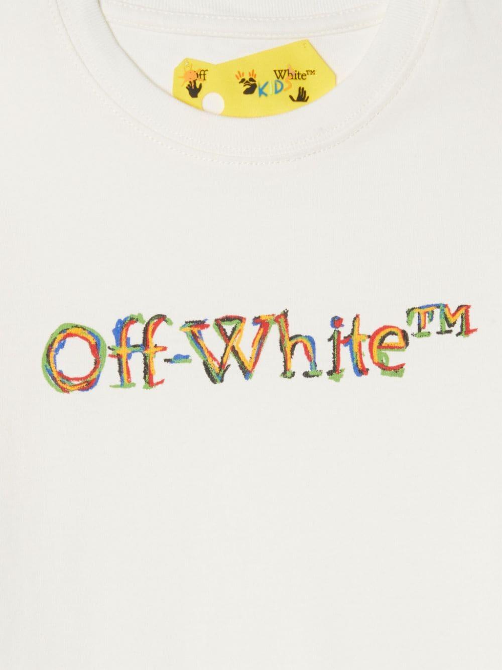 T-shirt Off-White Kids OBAA002S24JER005 0184 Off-White Kids 